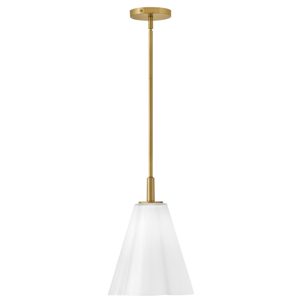 Alouette 83717LCB Miel festonné Suspension en laiton laqué