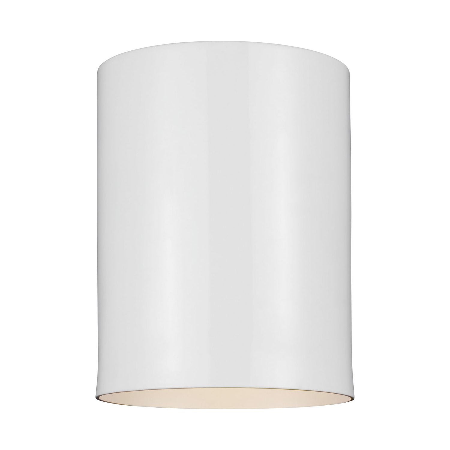Visual Comfort Studio Canada - 7813801EN3-15 - One Light Outdoor Flush Mount - Outdoor Cylinders - White