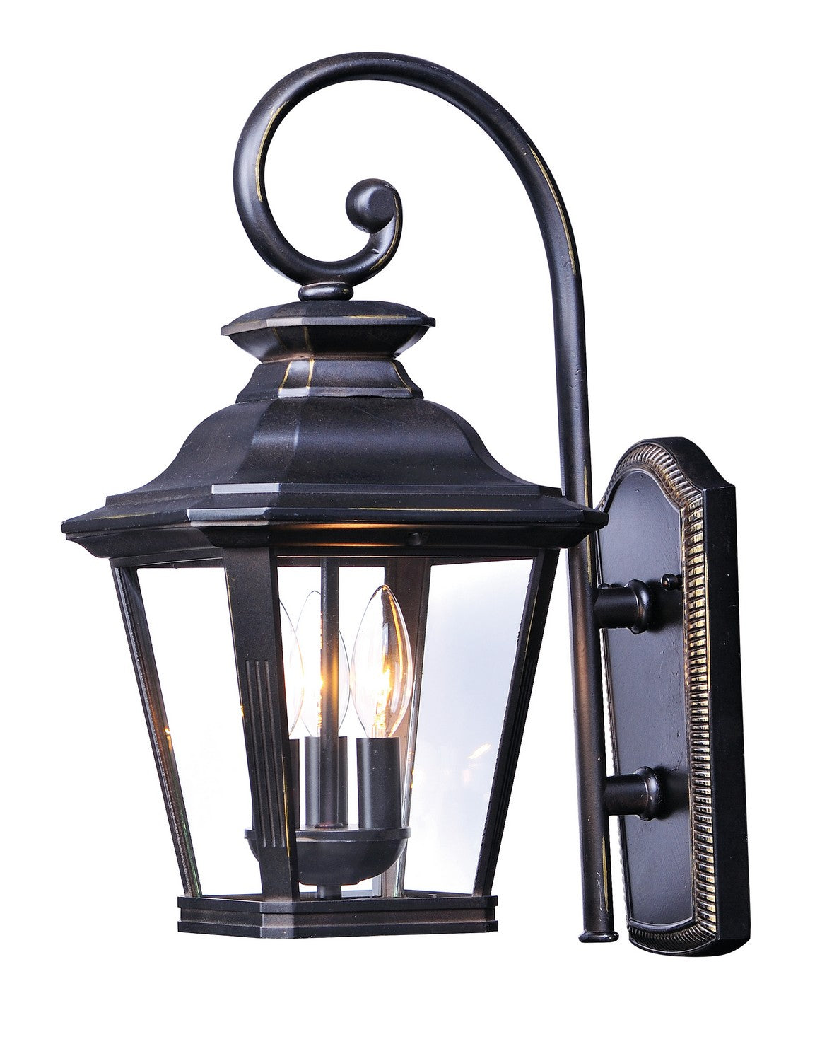 Maxim Lighting 1137CLBZ Knoxville Outdoor Wall Lantern in Bronze