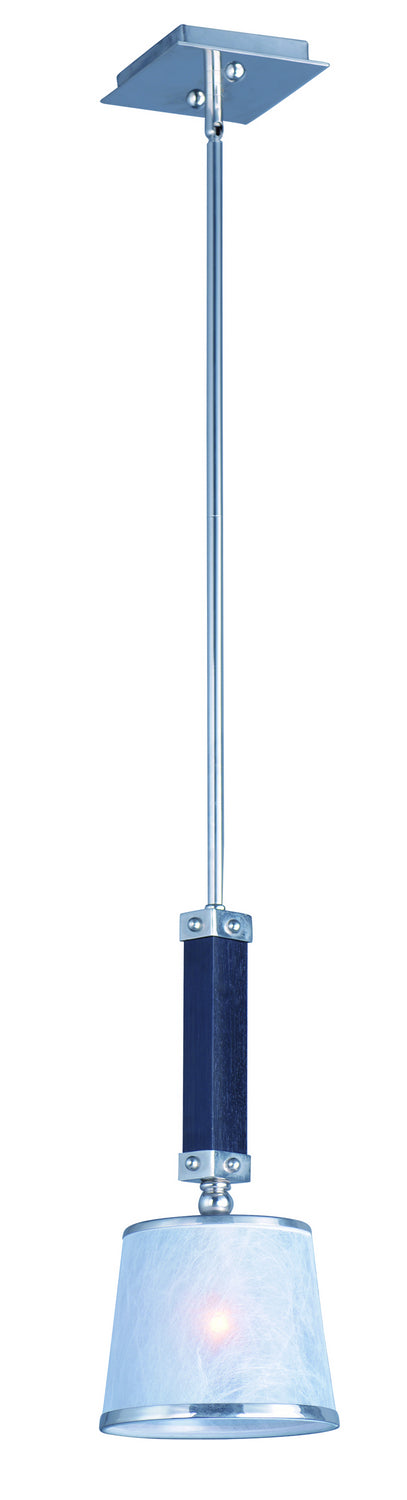 Éclairage Maxim 20529WFWEPN Maritime Suspension en wengé / nickel poli