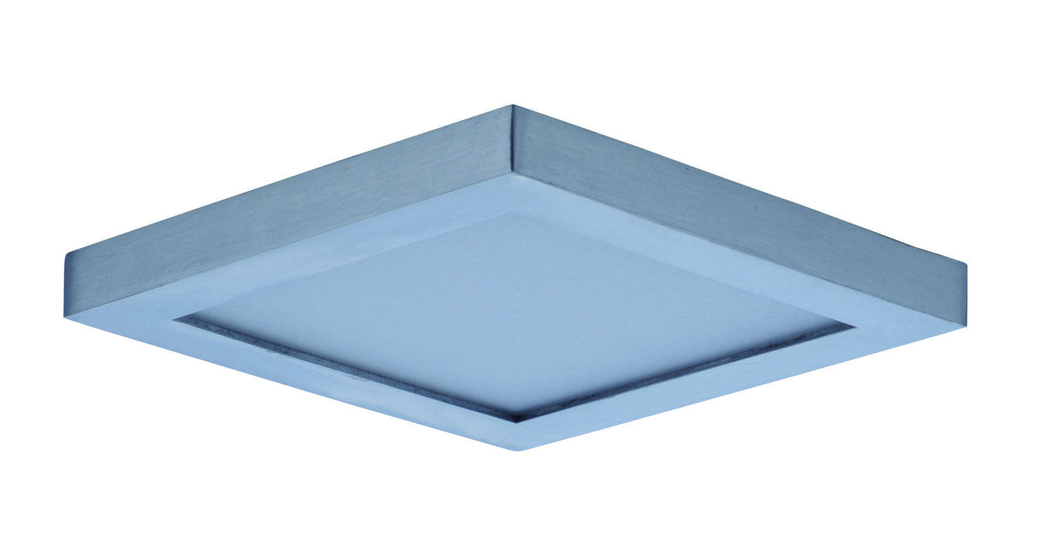 Maxim Lighting 57720WTSN Wafer Square LED Flush Mount in Satin Nickel