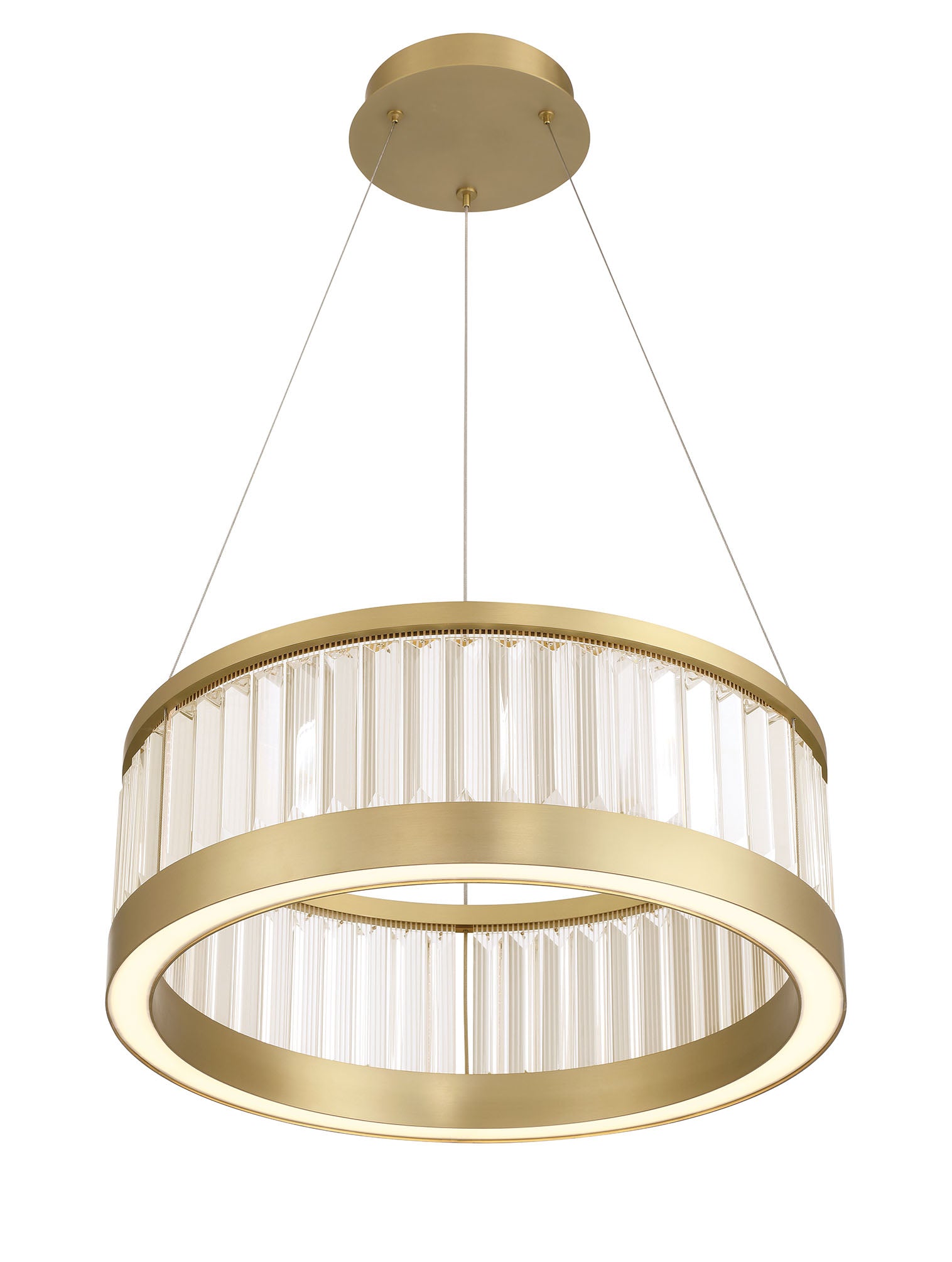 Eurofase 49353-013 Empra LED Crystal Pendant in Gold