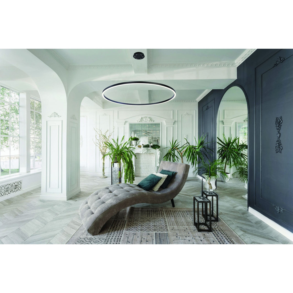 Eurofase 31473-019 Spunto LED Chandelier in Silver
