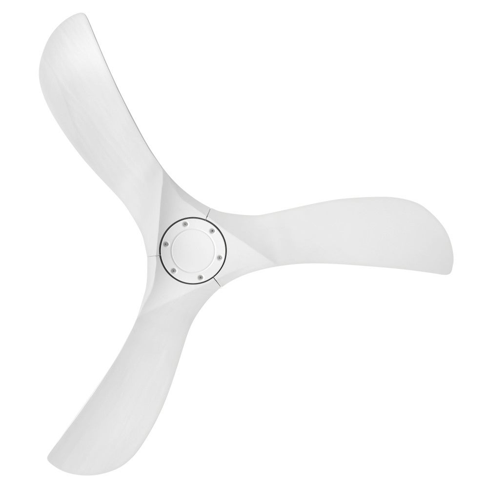 Luminaire intelligent à DEL Hinkley Lighting 903856FWW-LDD Swell Ventilateur en blanc mat