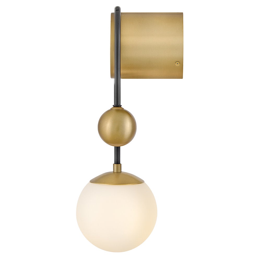 Lark 83570BK Auggie Globe Sconce in Black
