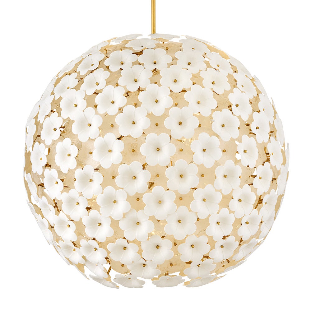Fredrick Ramond FR41967DG Marianne Globe Pendant in Deluxe Gold