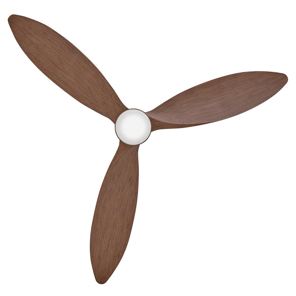 Luminaire encastré intelligent à DEL Hinkley Lighting 943160FMM-LDD Marin Ventilateur en bronze mat métallisé
