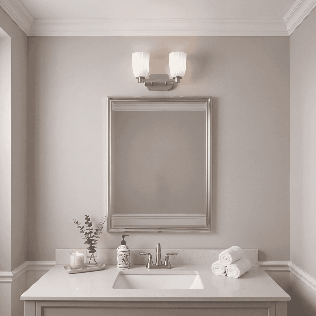 Savoy House 8-1245-2-SN Baldwin Bathroom Vanity in Satin Nickel