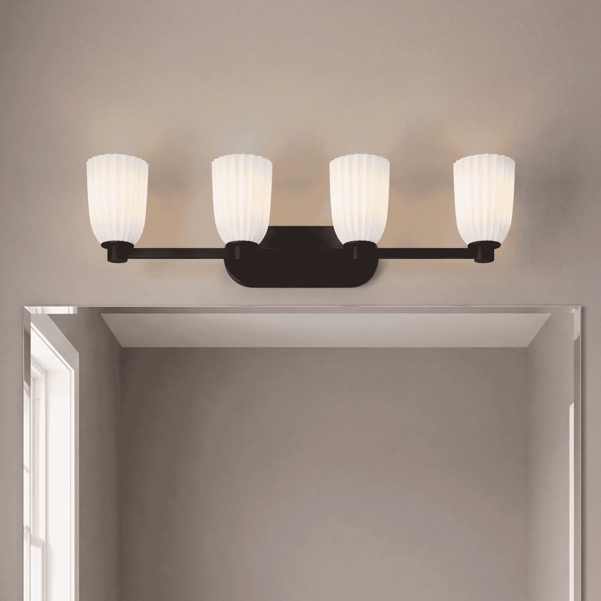 Savoy House 8-1245-4-BK Baldwin Bathroom Vanity in Matte Black