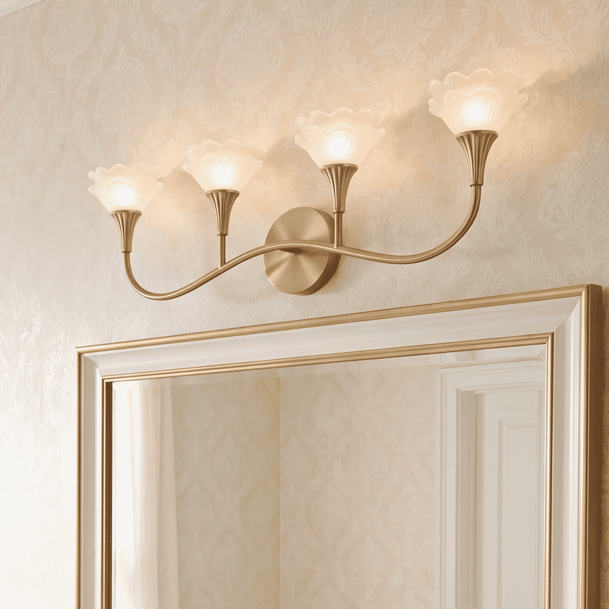 Savoy House 8-5081-4-127 Florena Bathroom Vanity in Noble Brass