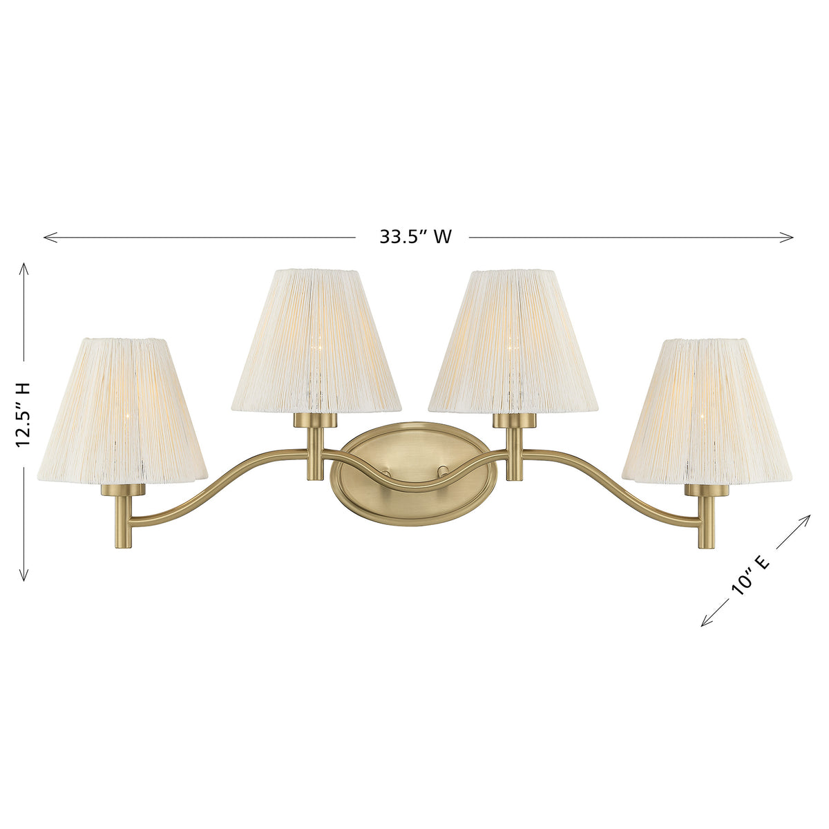 Savoy House 8-6081-4-127 Rosa Bathroom Vanity in Noble Brass