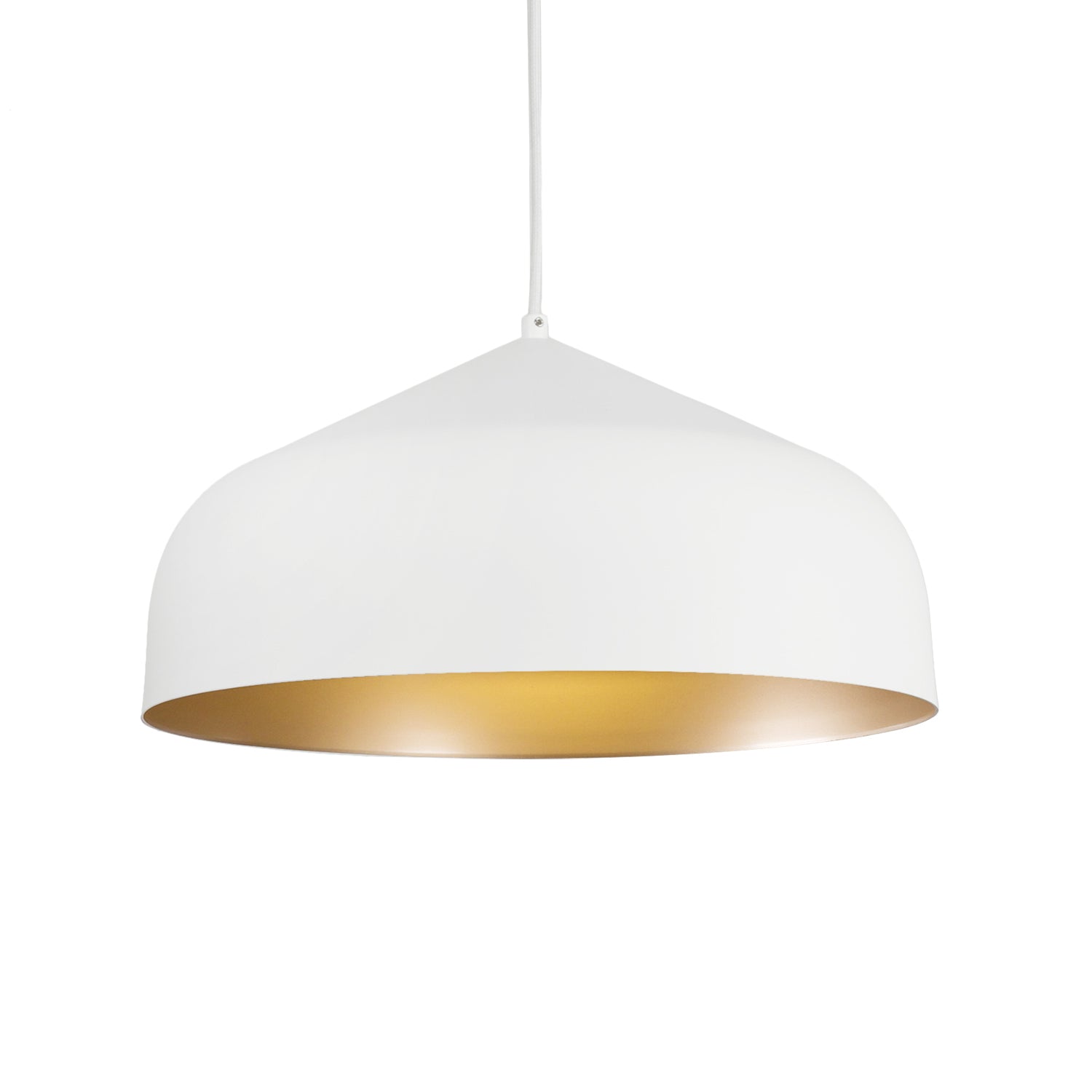 Kuzco Canada - PD9117-WH/GD - LED Pendant - Helena - White/Gold