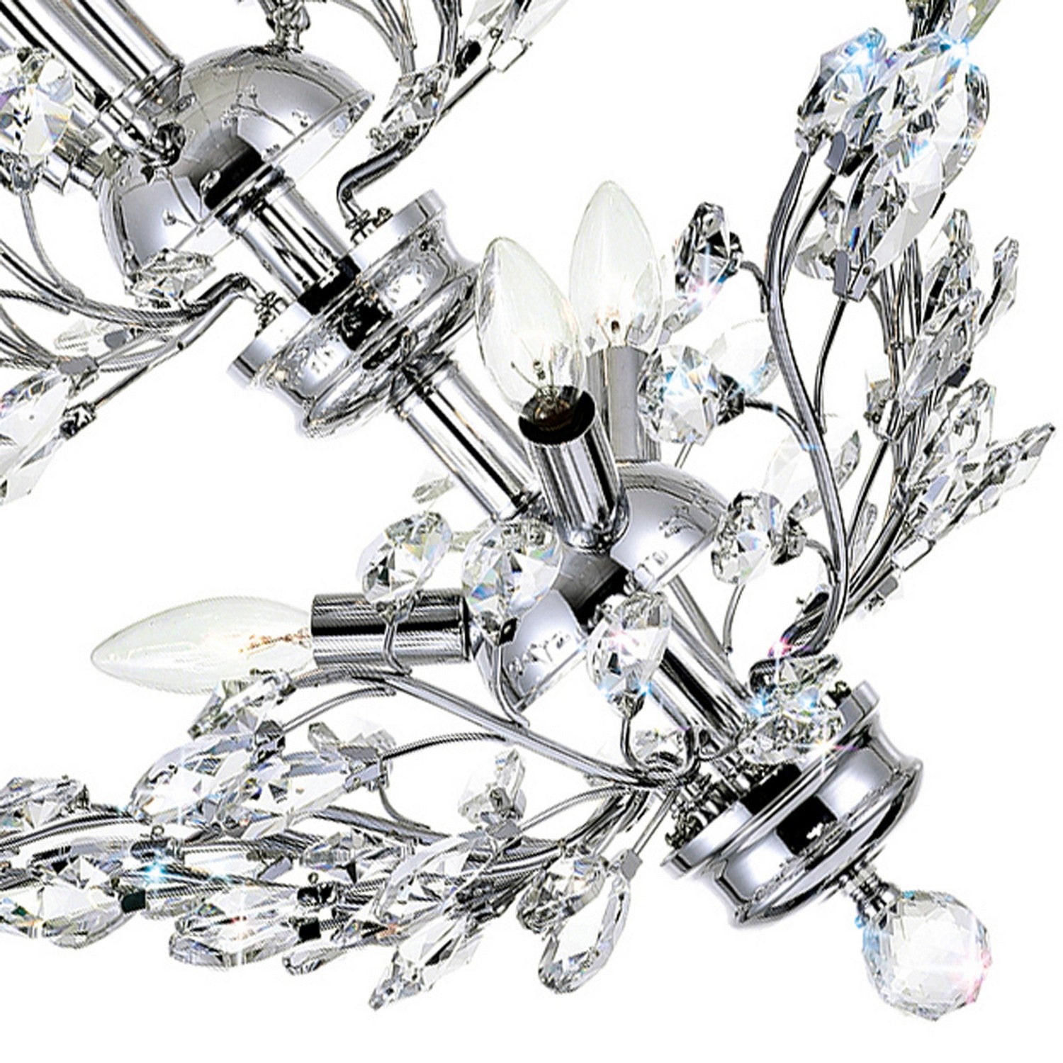 CWI Lighting Canada - 5206P22C - Six Light Chandelier - Ivy - Chrome