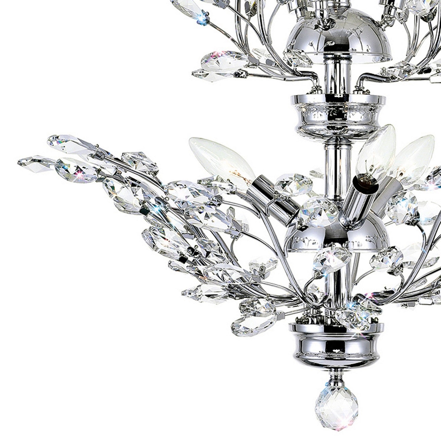 CWI Lighting Canada - 5206P22C - Six Light Chandelier - Ivy - Chrome
