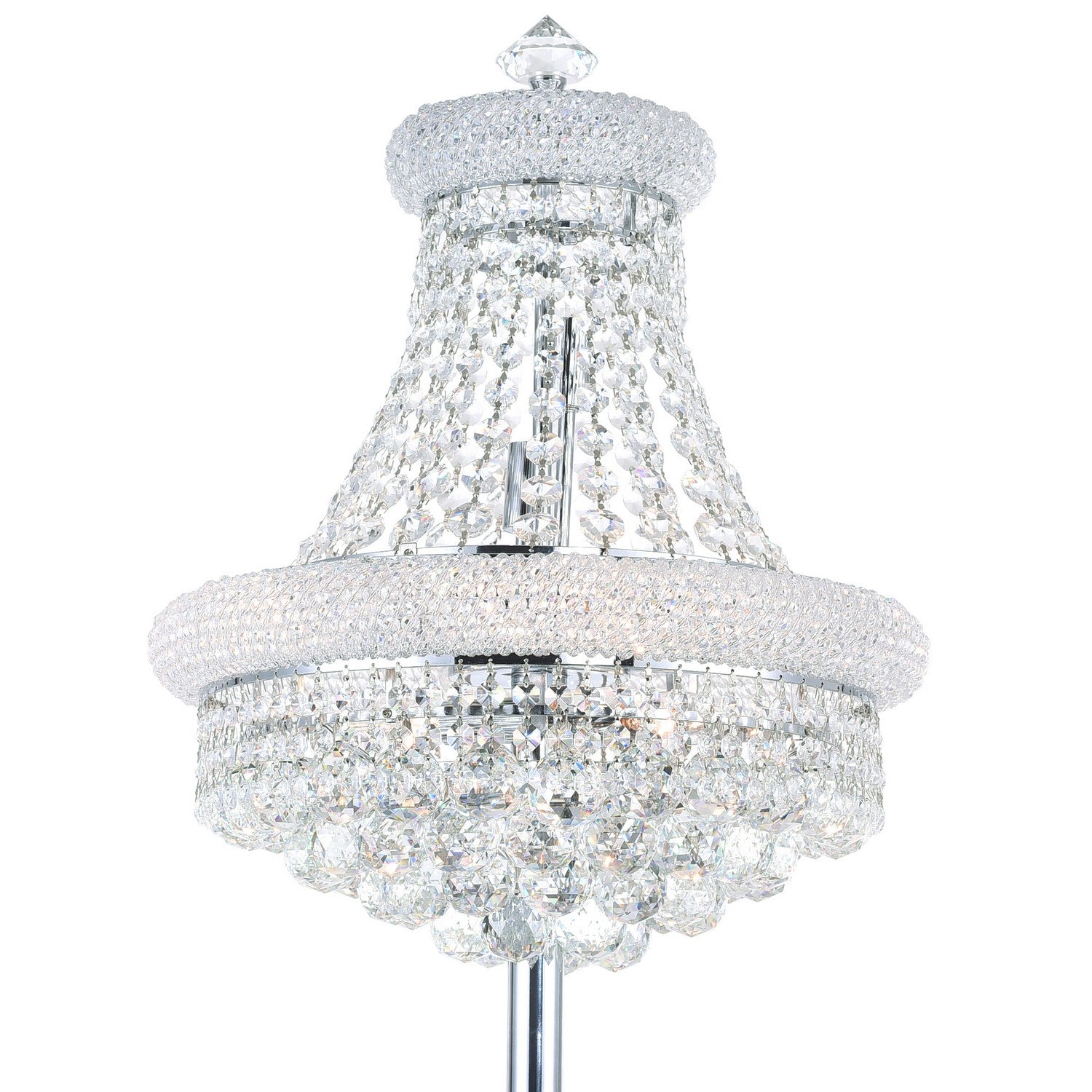 CWI Lighting Canada - 8001F18C - Lampadaire à huit lumières - Empire - Chrome