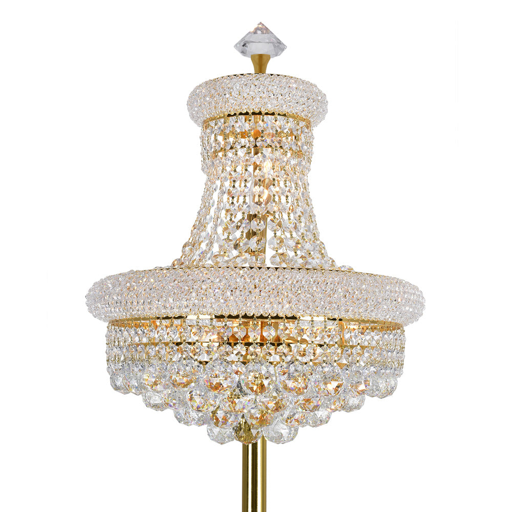 CWI Lighting Canada - 8001F18G - Lampadaire à huit lumières - Empire - Or