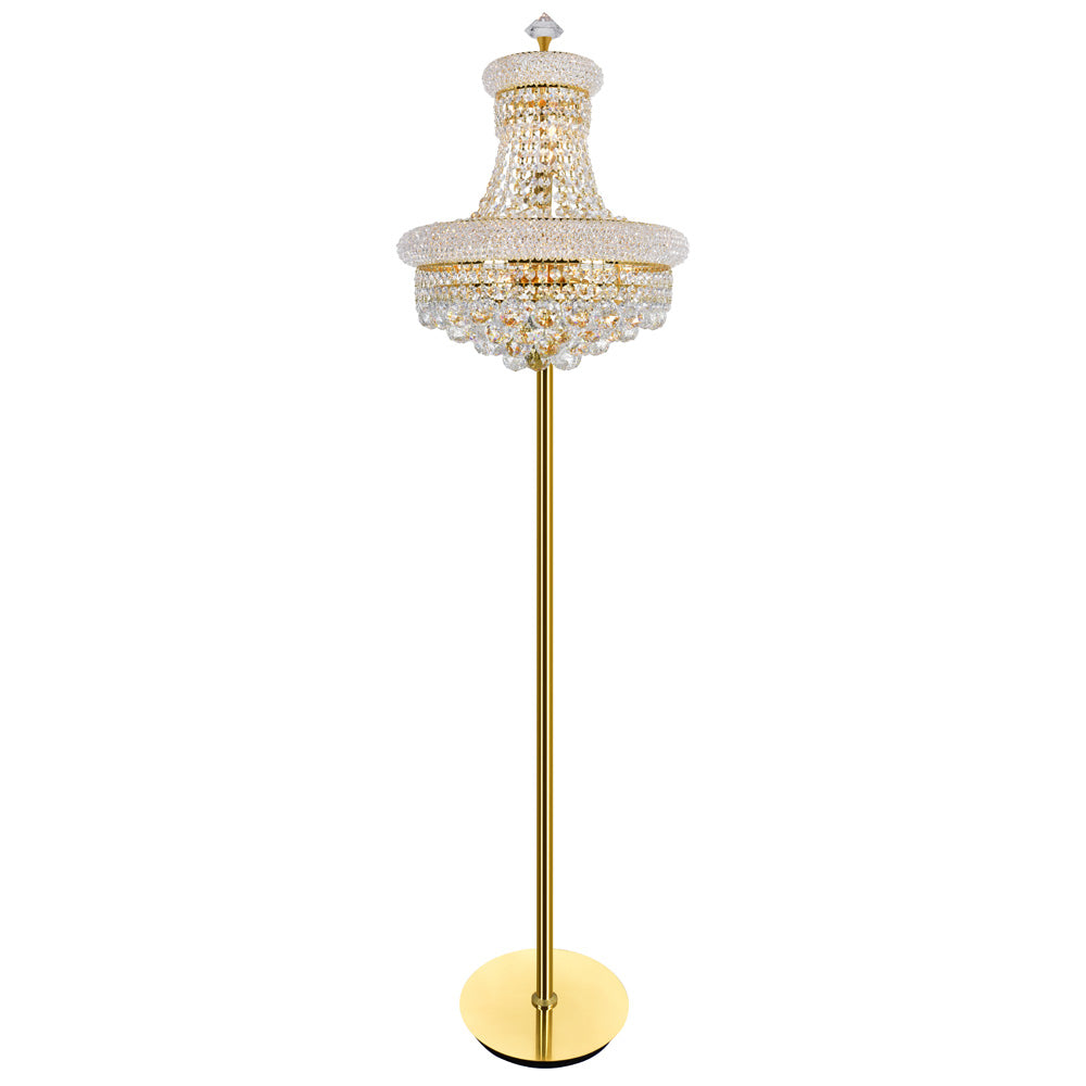 CWI Lighting Canada - 8001F18G - Lampadaire à huit lumières - Empire - Or