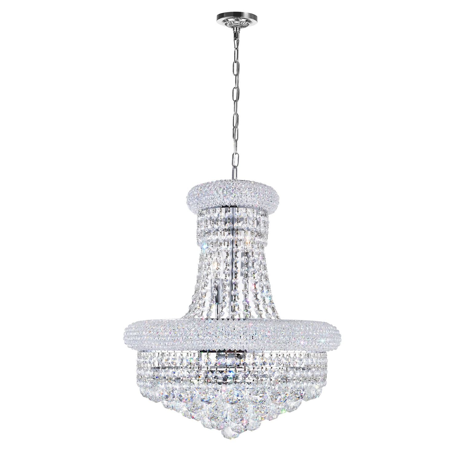 CWI Lighting Canada - 8001P18C - Eight Light Chandelier - Empire - Chrome