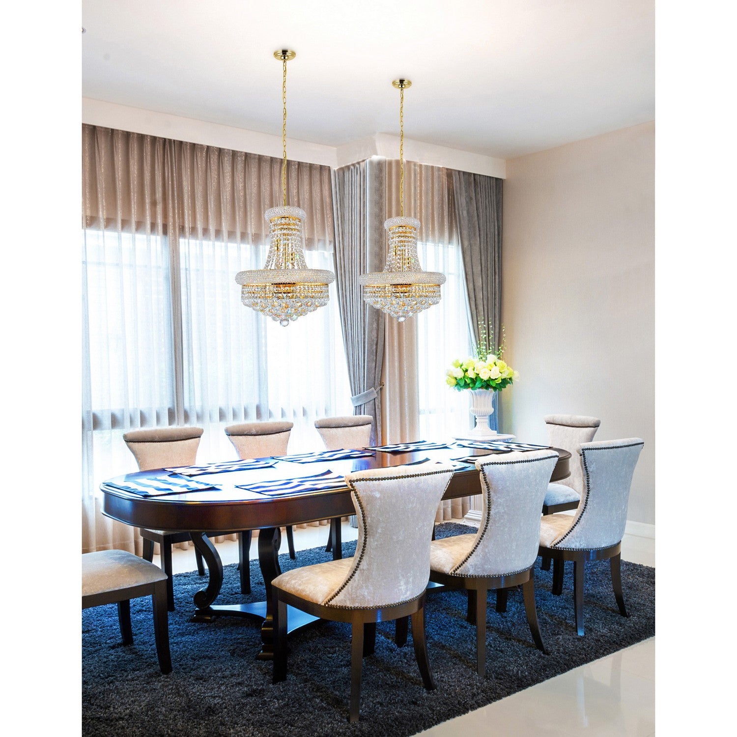 CWI Lighting Canada - 8001P18G - Eight Light Chandelier - Empire - Gold