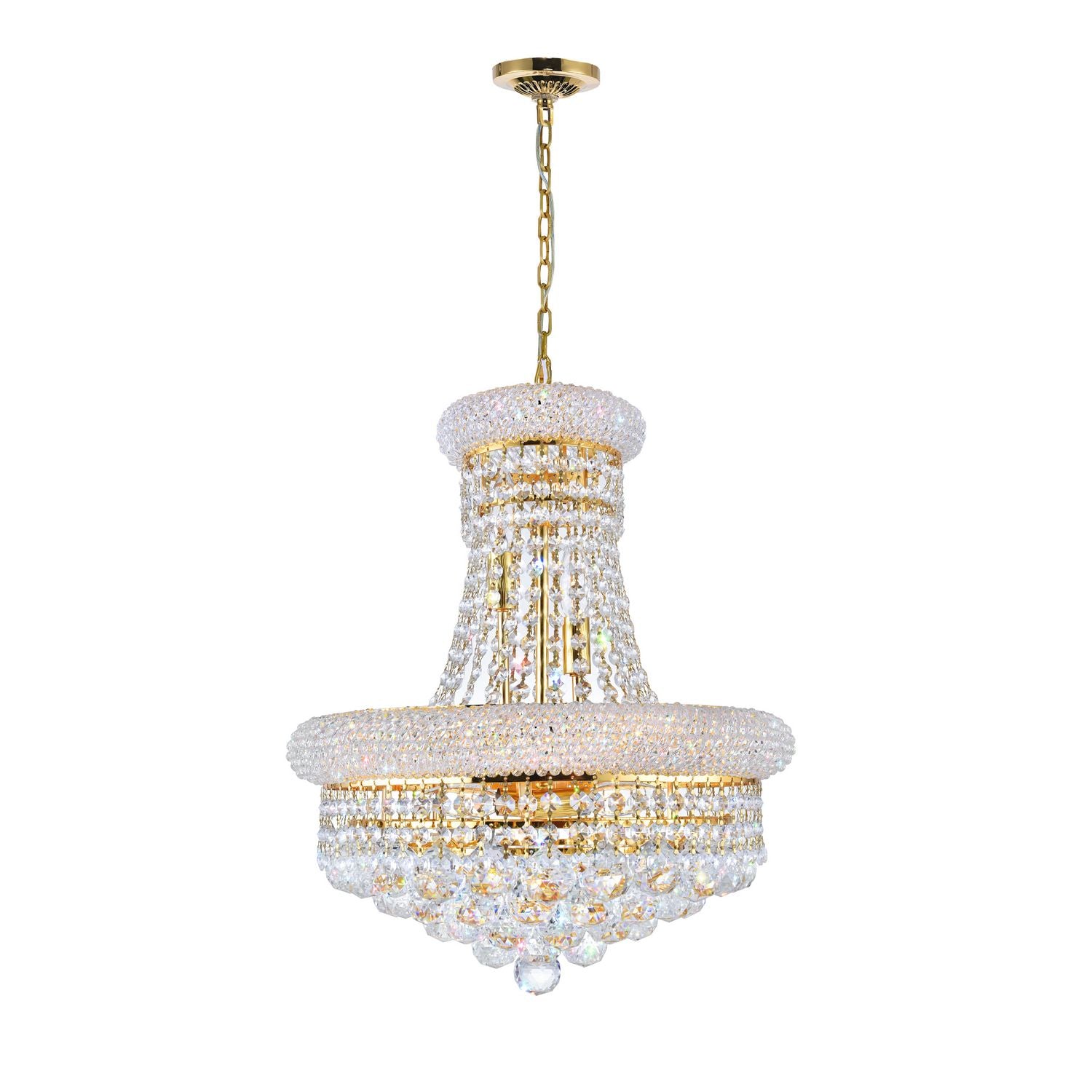 CWI Lighting Canada - 8001P18G - Eight Light Chandelier - Empire - Gold