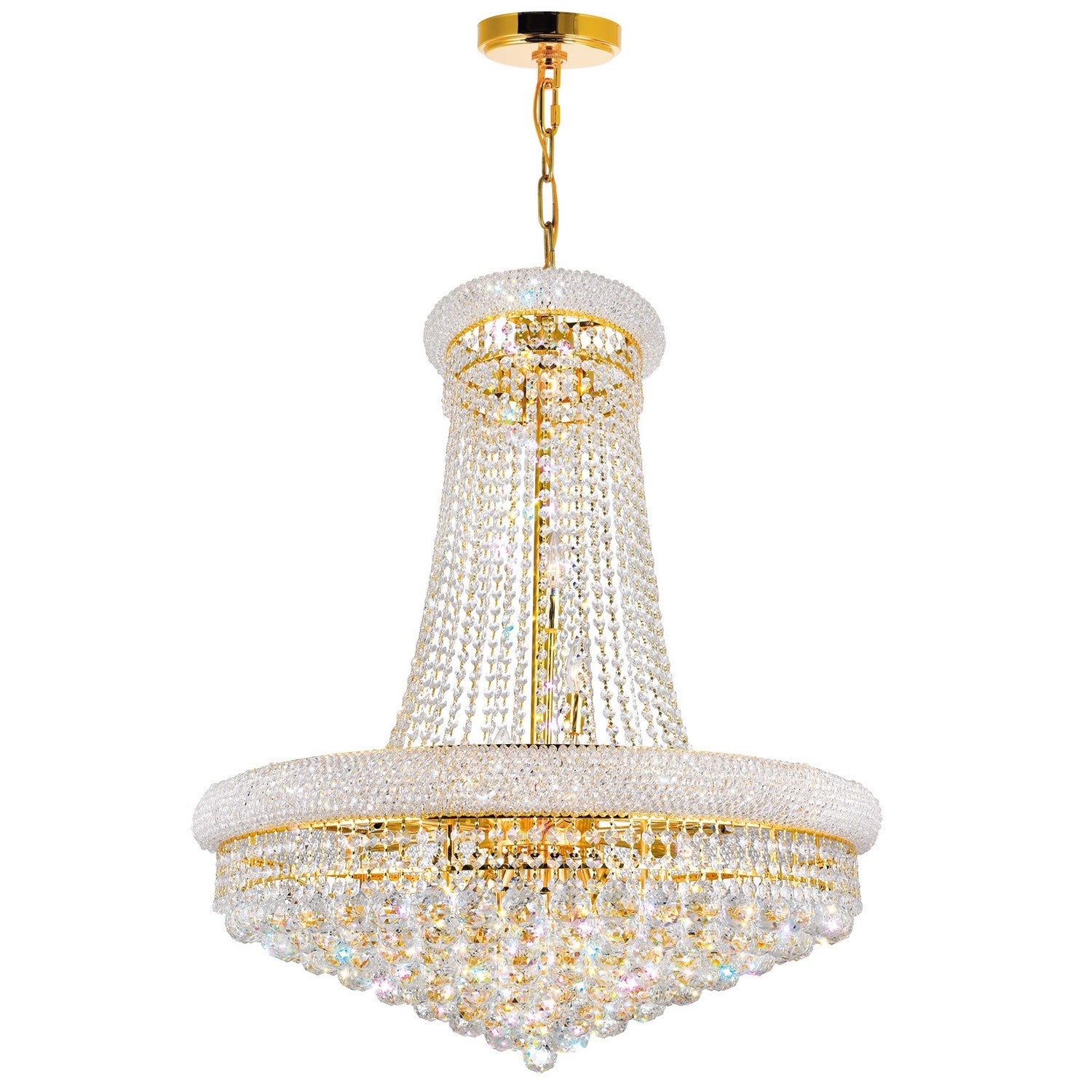 CWI Lighting Canada - 8001P28G - 18 Light Chandelier - Empire - Gold