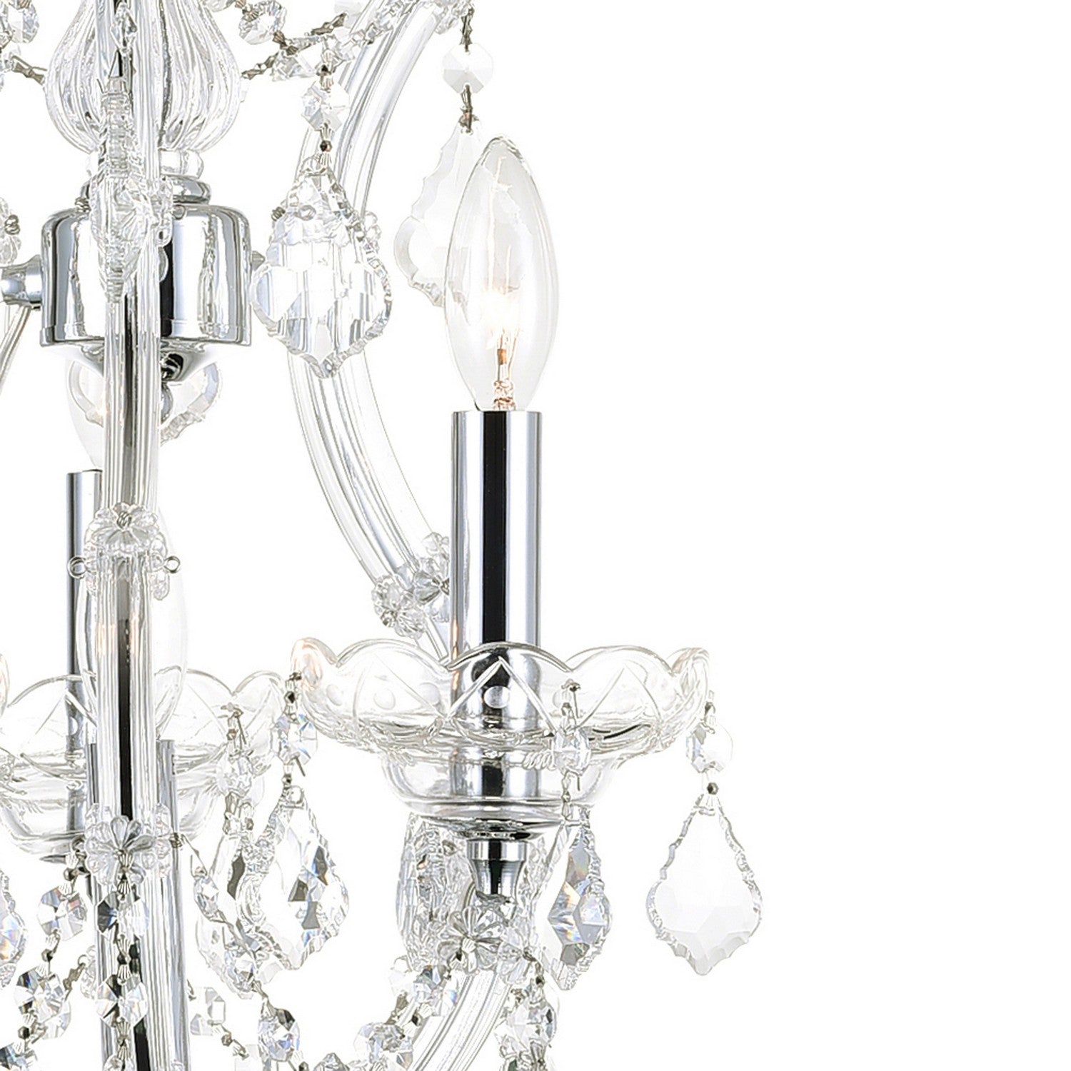 CWI Lighting Canada - 8311P12C-3 - Four Light Mini Chandelier - Maria Theresa - Chrome