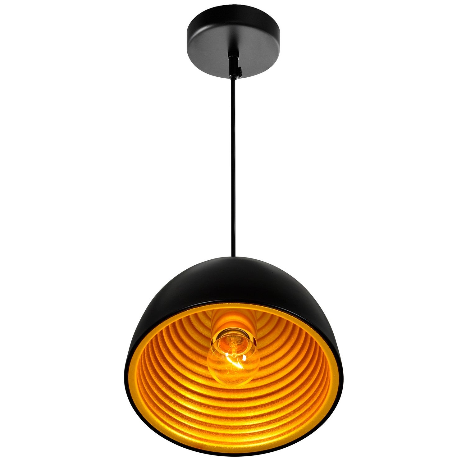 CWI Lighting Canada - 9630P7-1-101 - Mini lampe Suspension - Modeste - Noir