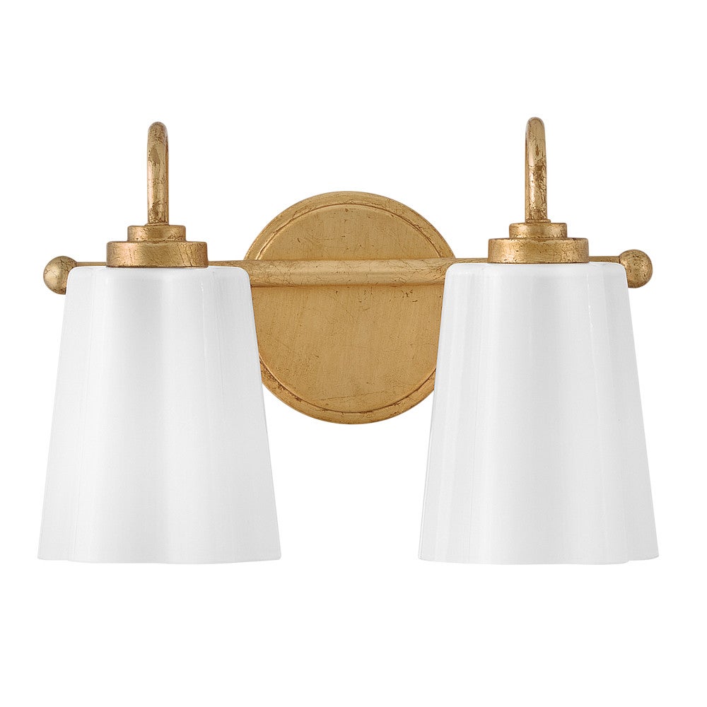 Lark 85412DA Honey Vanity in Distressed Brass