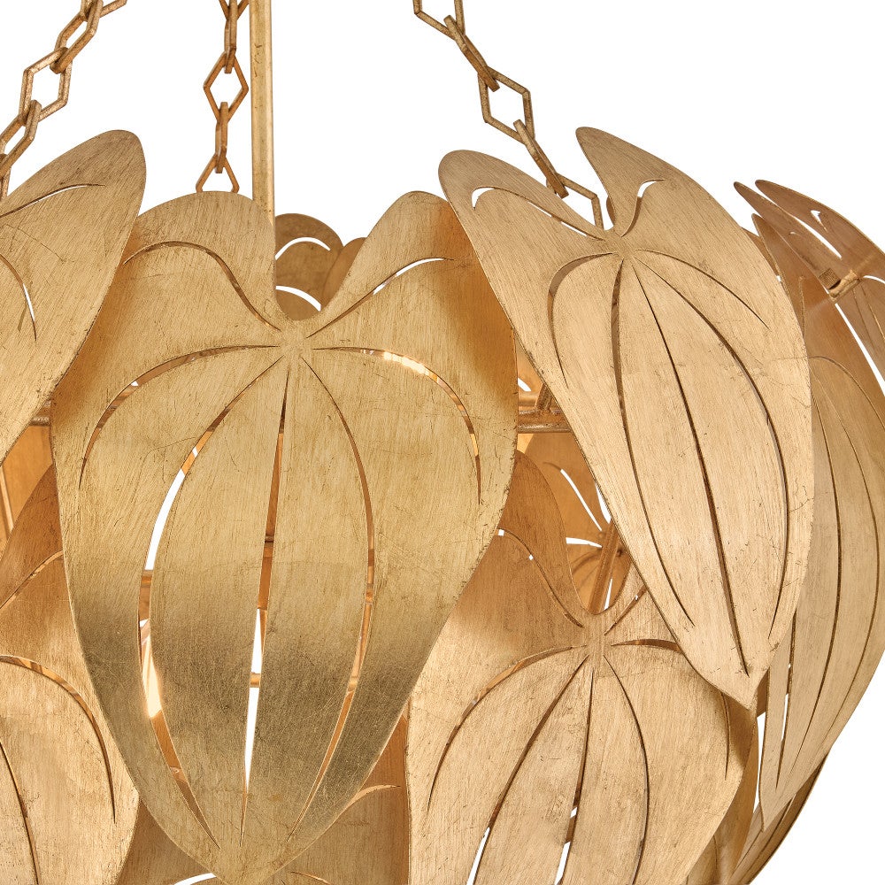 Fredrick Ramond FR47165DA Camille Botanique Suspension en laiton vieilli