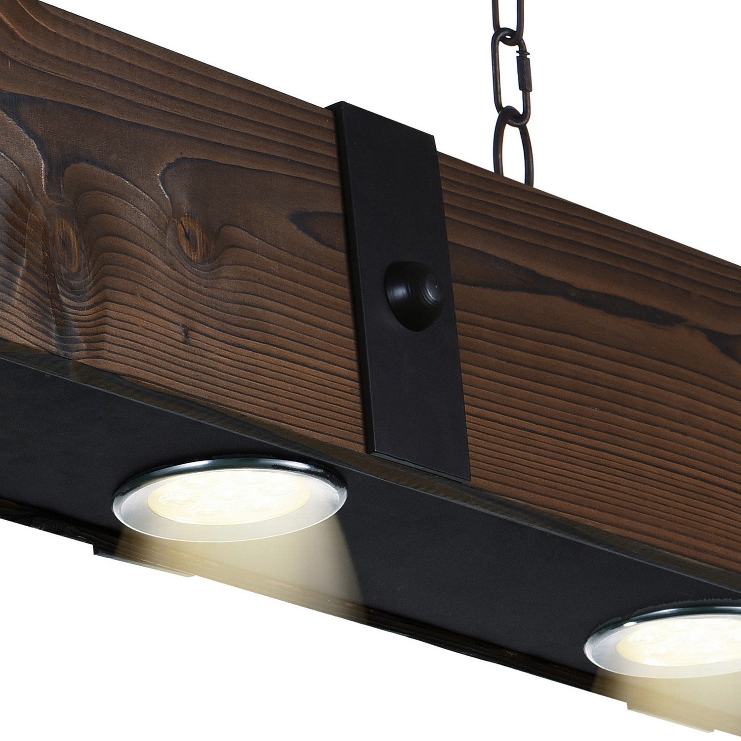 CWI Lighting Canada - 9748P59-4-101 - Four Light Island Chandelier - Pago - Black