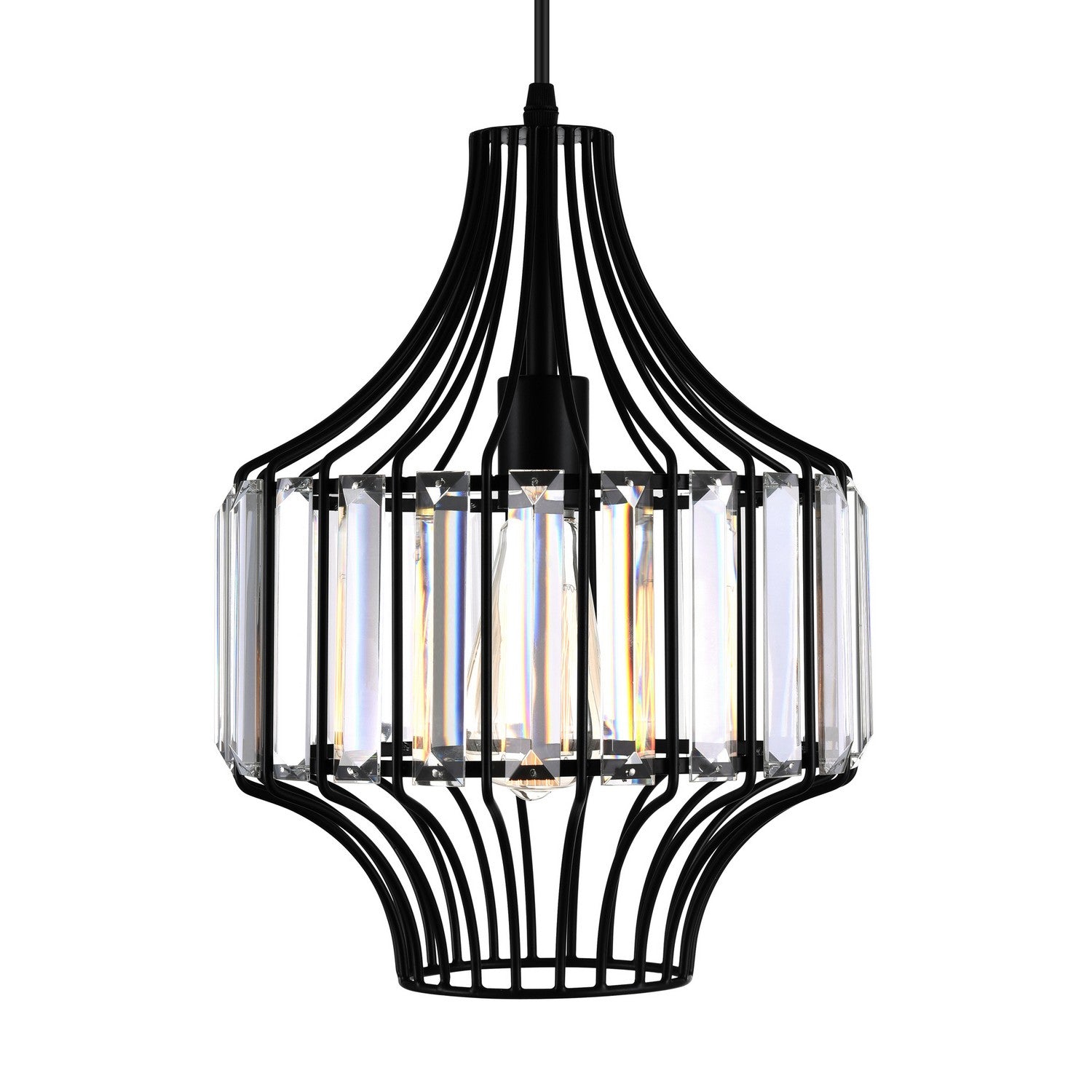 CWI Lighting Canada - 9942P10-1-101-D - Une lampe Suspension - Alethia - Noire