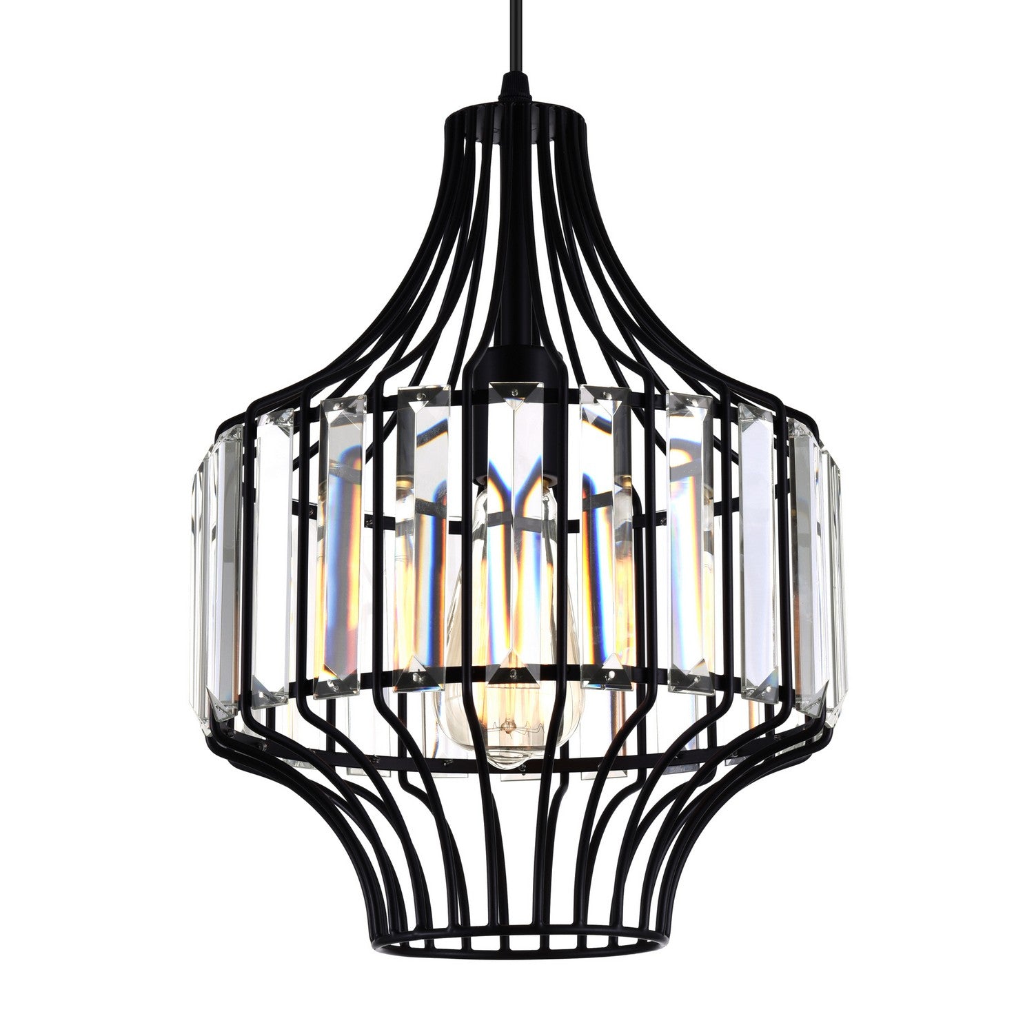 CWI Lighting Canada - 9942P10-1-101-D - Une lampe Suspension - Alethia - Noire