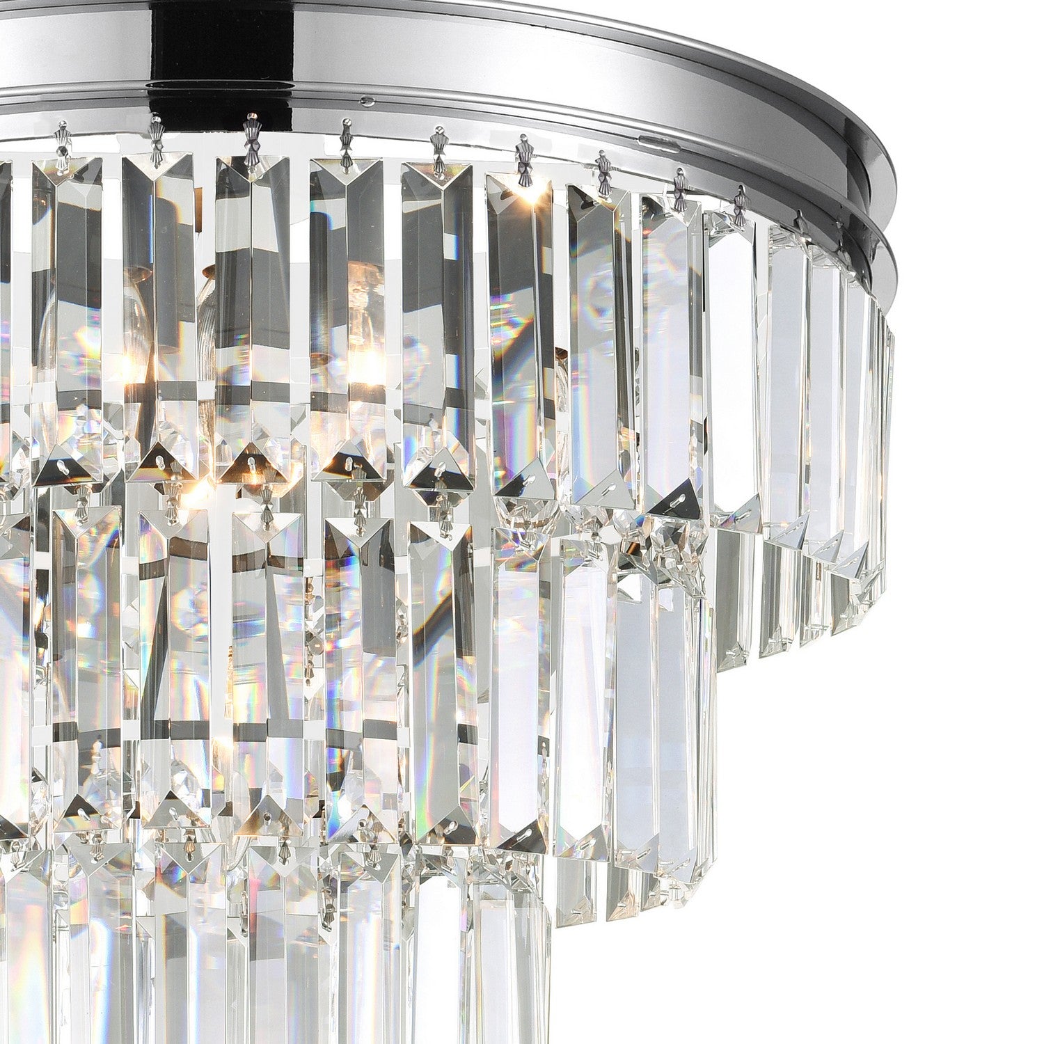 CWI Lighting Canada - 9969P18-5-601 - Five Light Chandelier - Weiss - Chrome