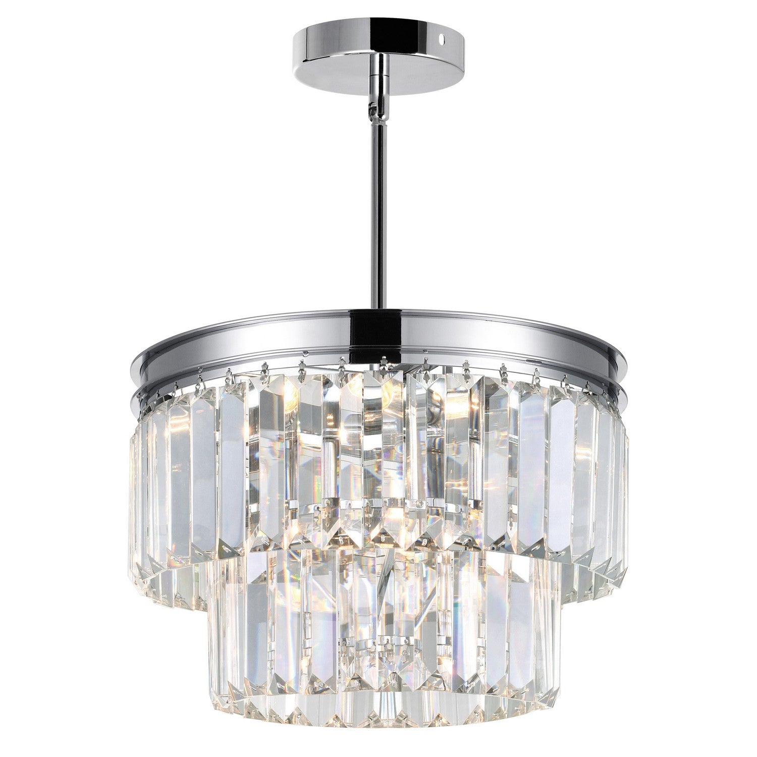 CWI Lighting Canada - 9969P8-5-601 - Five Light Mini Chandelier - Weiss - Chrome
