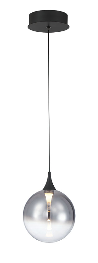 Eurofase 50250-028 Iissa LED Globe Pendant in Matte Black