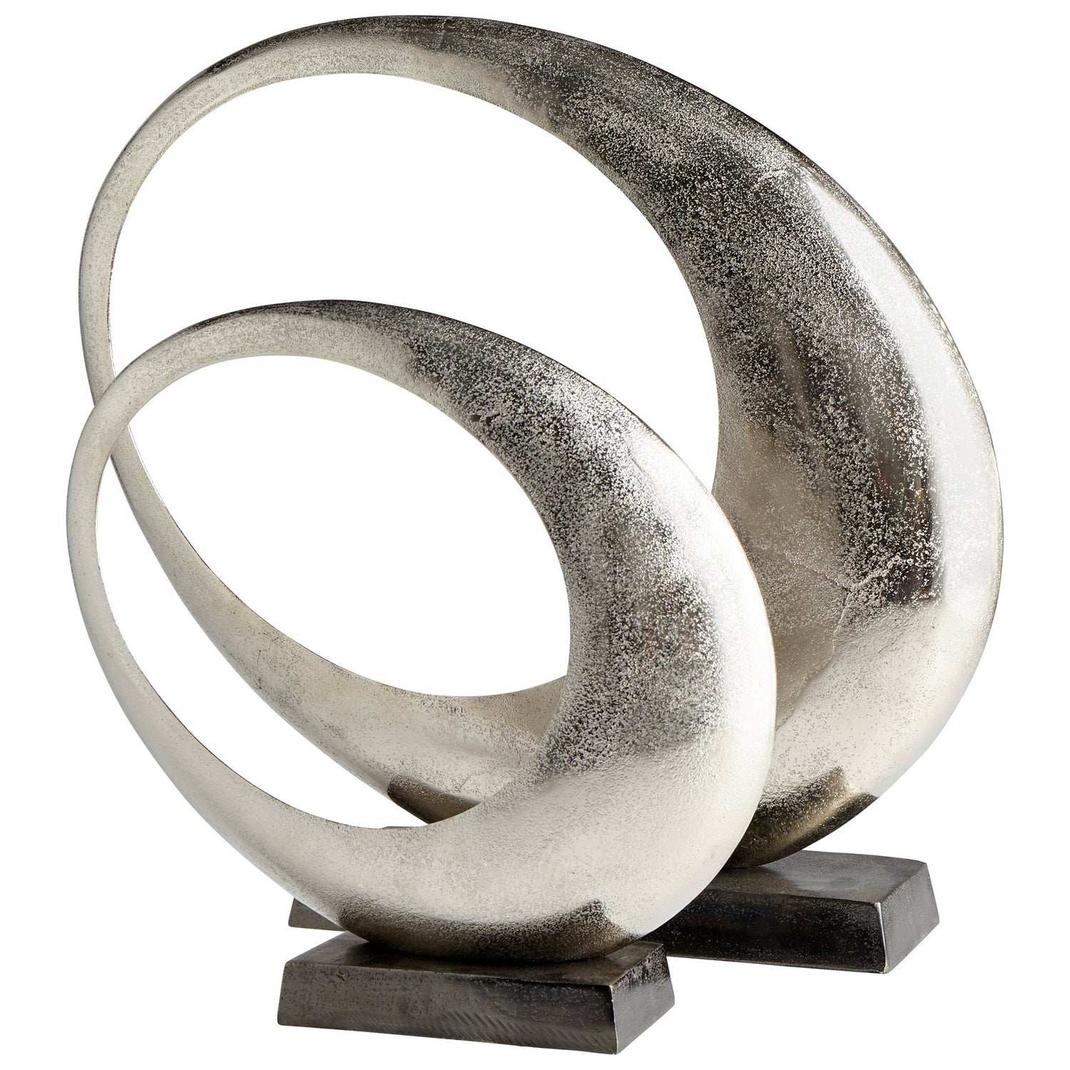 Cyan Canada - 08897 - Sculpture - Clairement à travers - Nickel brut