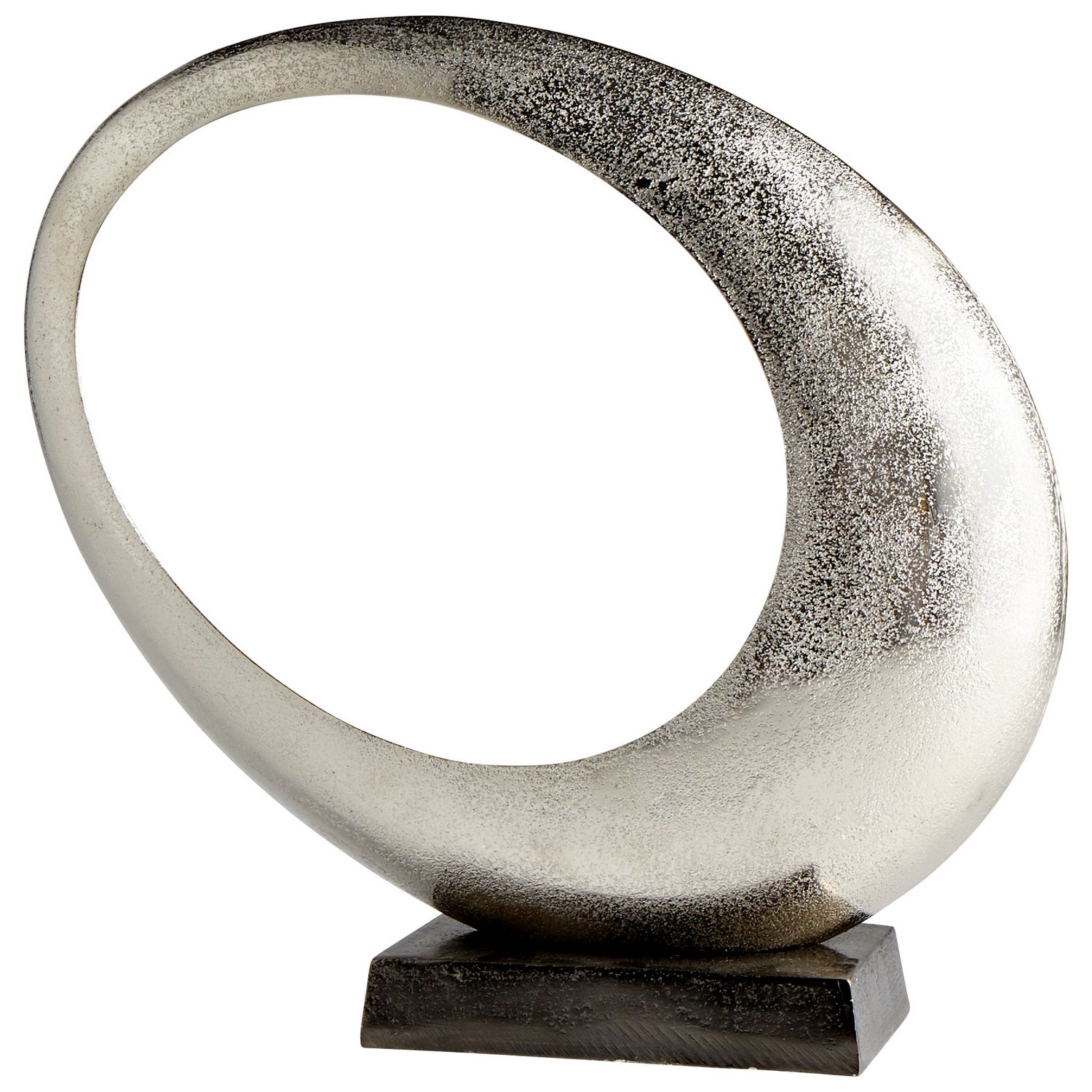 Cyan Canada - 08897 - Sculpture - Clairement à travers - Nickel brut