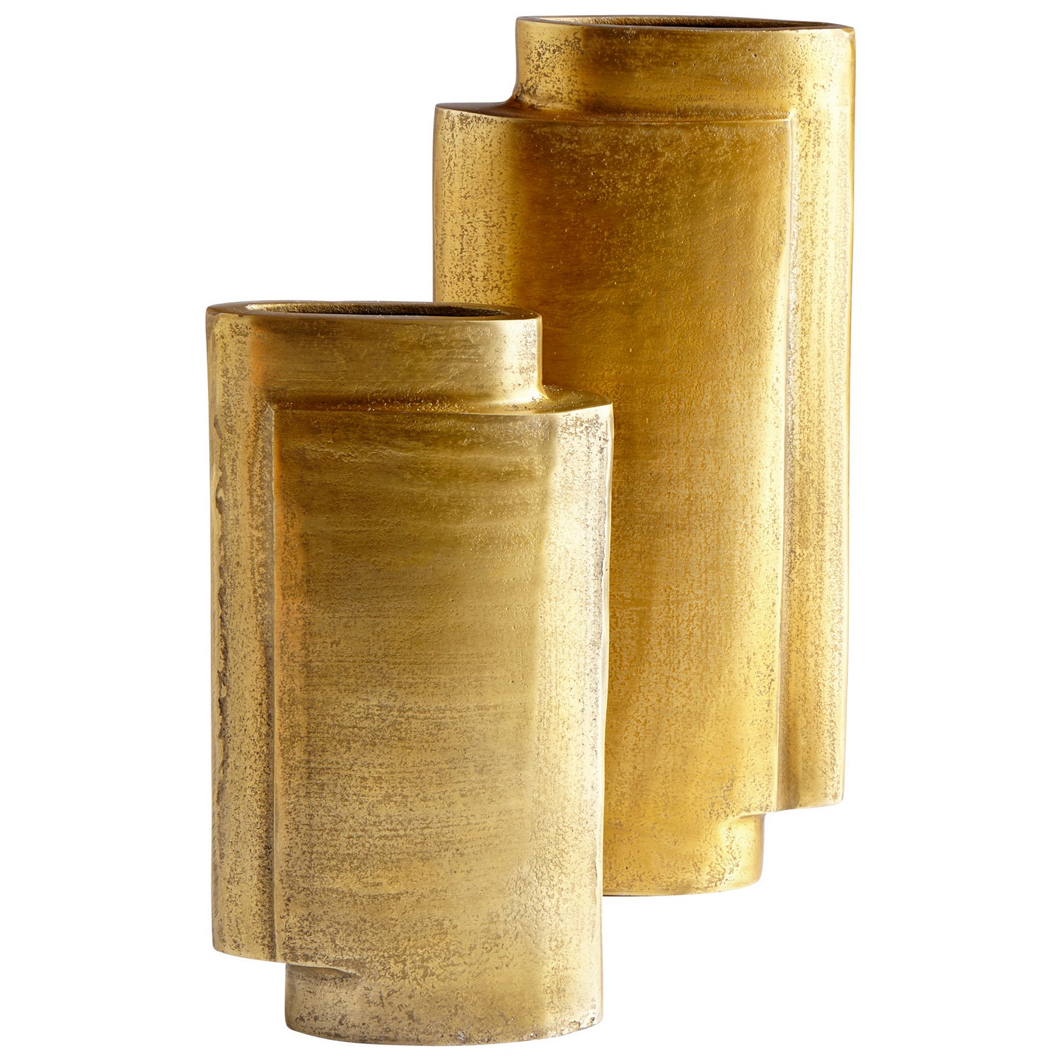 Cyan Canada - 08952 - Vase - Un cran au-dessus - Laiton antique