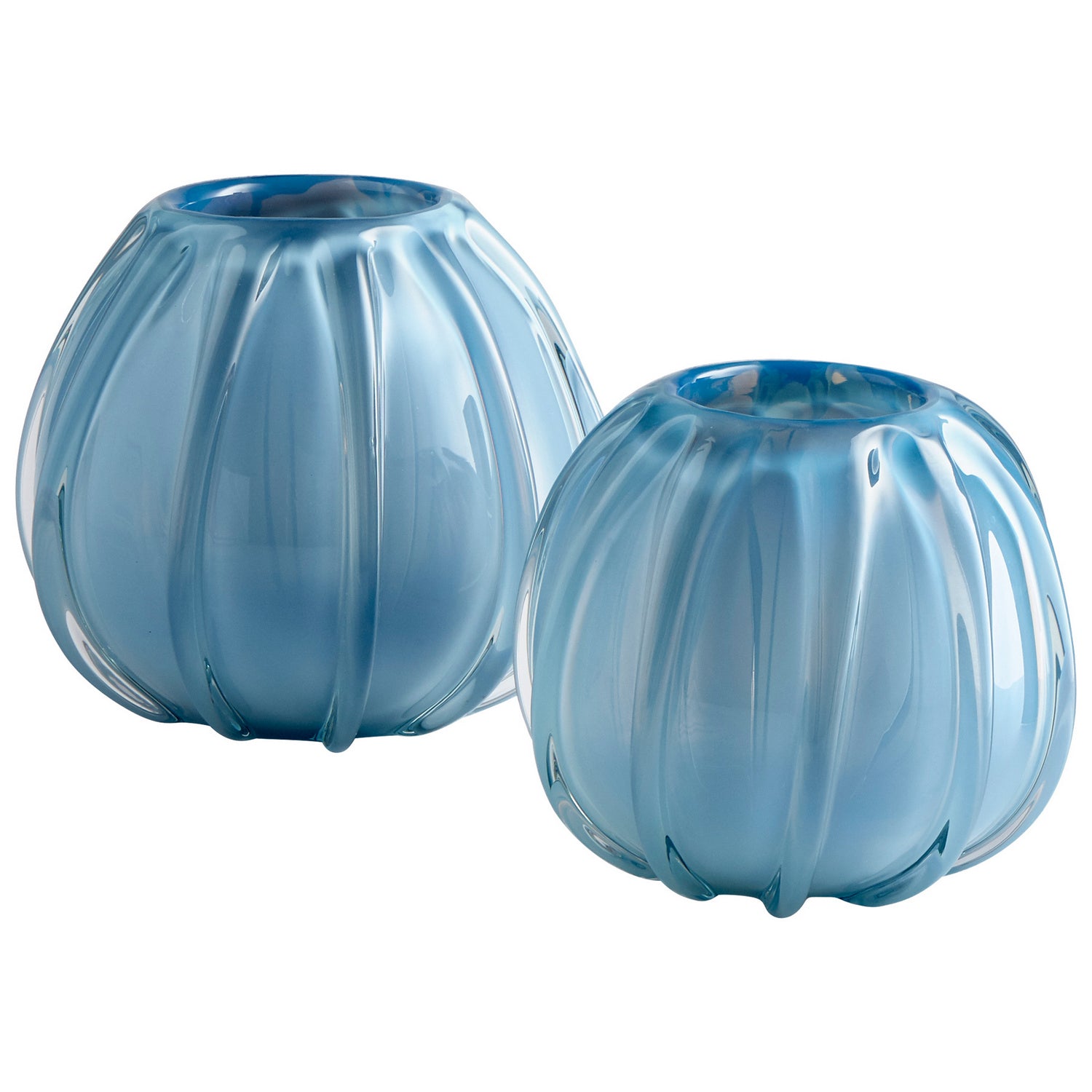 Cyan Canada - 09195 - Vase - Arctic Chill - Bleu