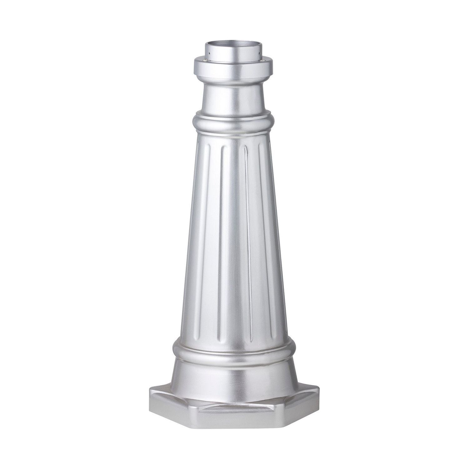 Generation Lighting Canada - POSTBASE-PBS - Post Mount Base - Outdoor Post Base - Painted Brushed Steel