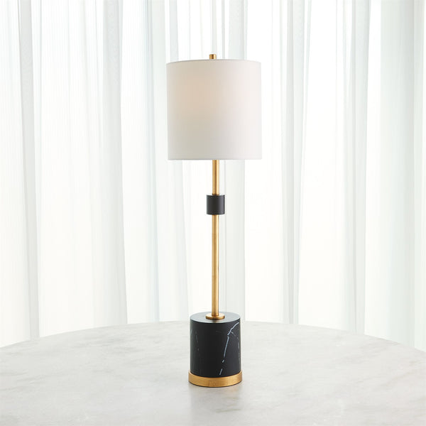 Faux Marble Table Lamp | Global Views - Montreal Lighting & Hardware