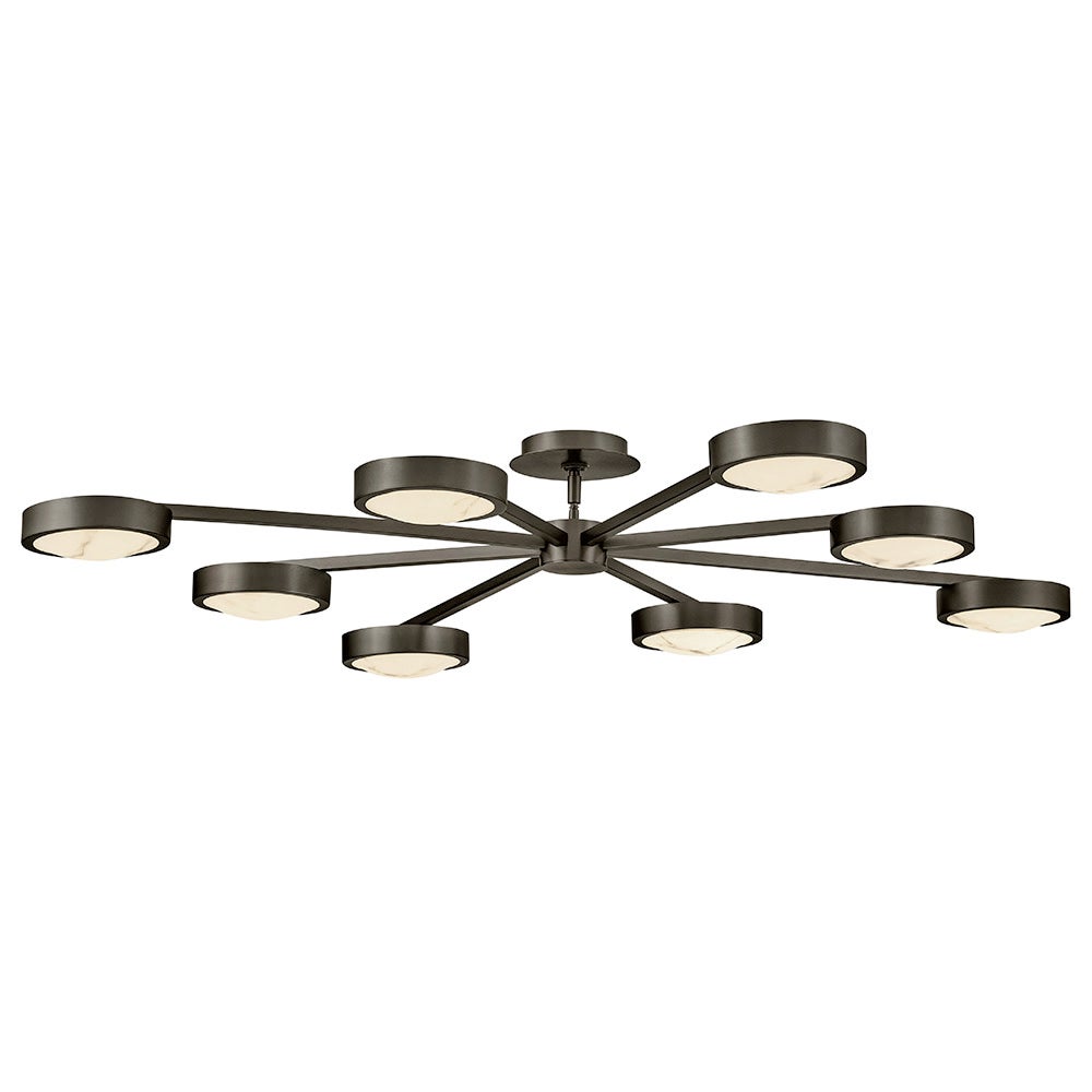Fredrick Ramond FR31014BX Cava LED Profil bas Suspendu/Semi-affleurant en oxyde noir