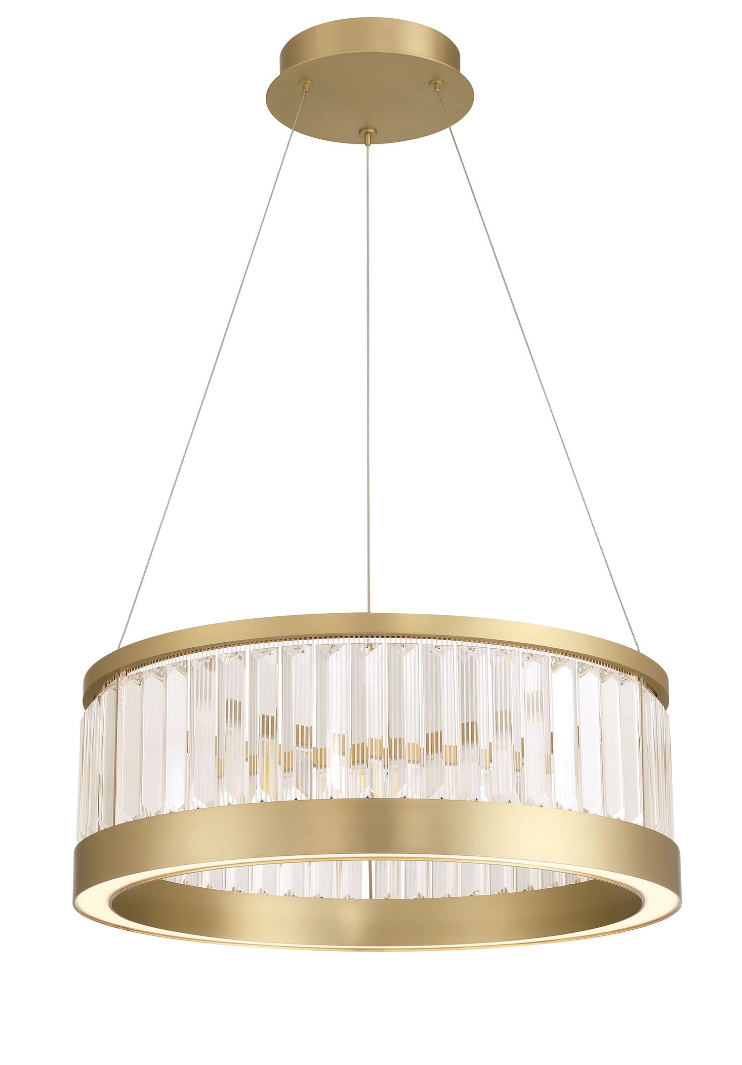 Eurofase 49353-013 Empra LED Crystal Pendant in Gold
