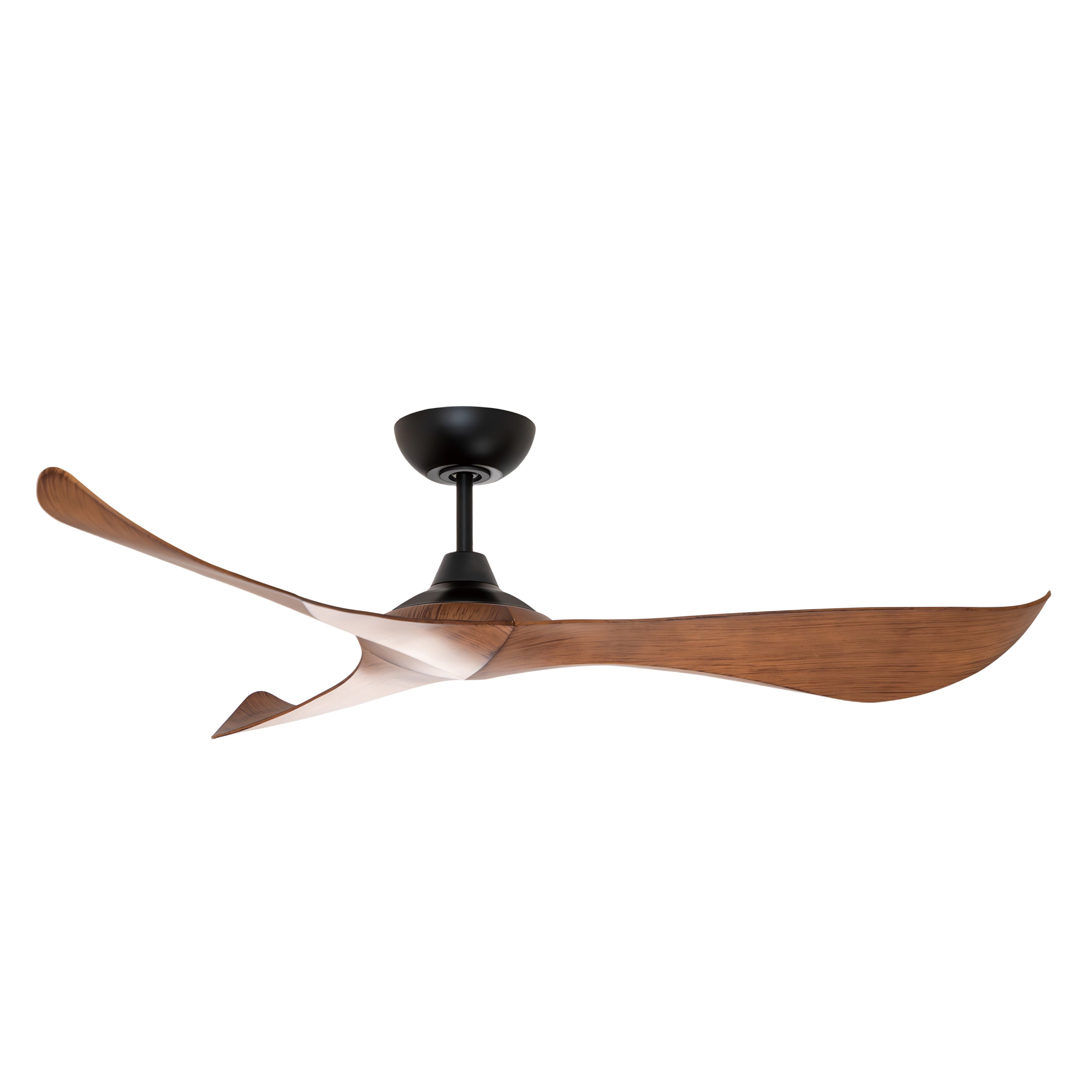 Luminaire Maxim Lighting 88754BKWN Keanu 56" intérieur/extérieur Ventilateur en noir/noyer