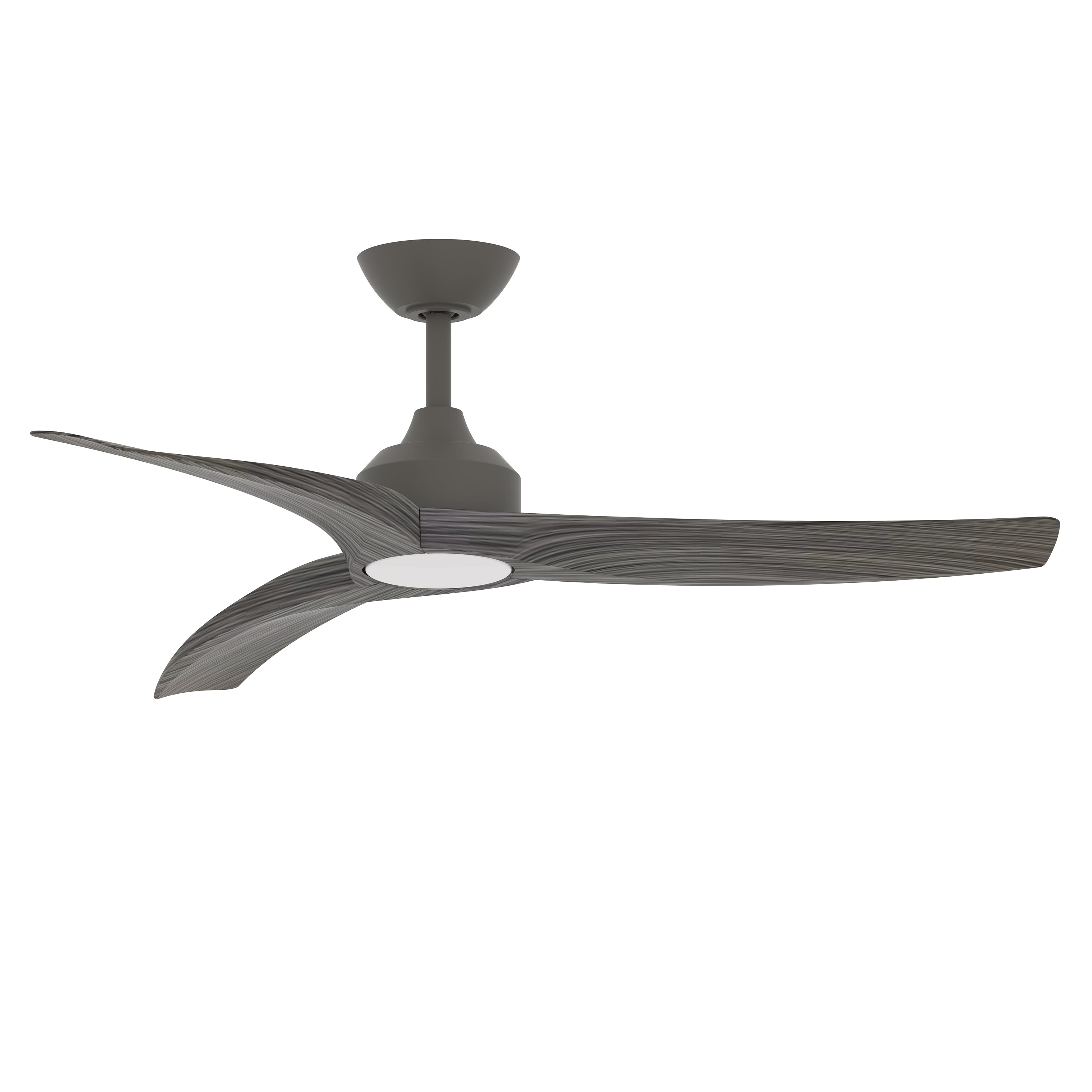 Maxim Lighting 88772WTCHLGWD Drifter 52" Outdoor Fan w LED in Charcoal / Grey Wood