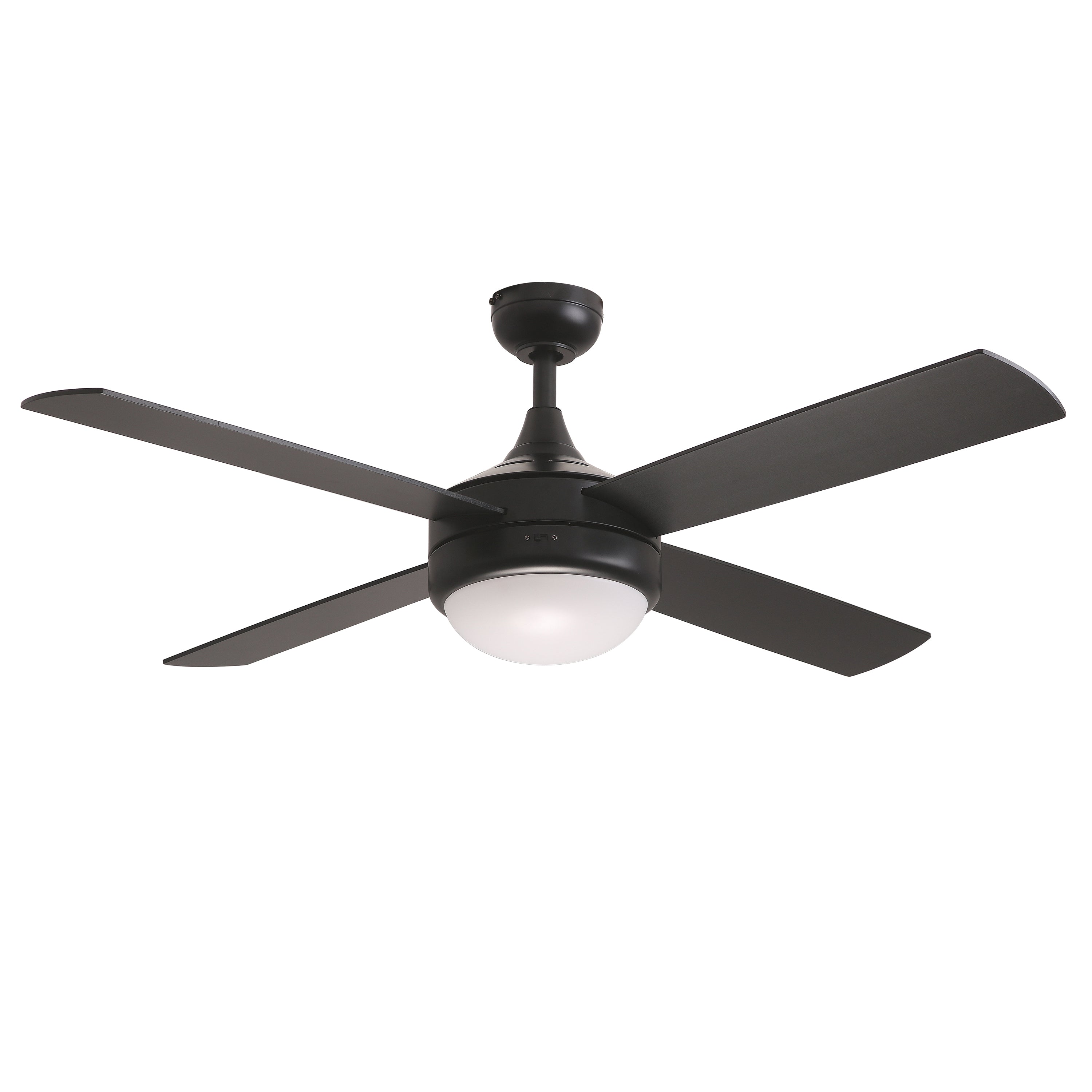 Éclairage Maxim 88784BK Quattro 52" à 4 lames Ventilateur avec LED noire