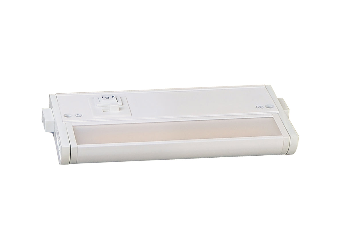 Luminaire sous-meuble LED blanc Maxim Lighting CounterMax 5K 5K 6" (15,2 cm) 2700-5000K, référence 89862WT
