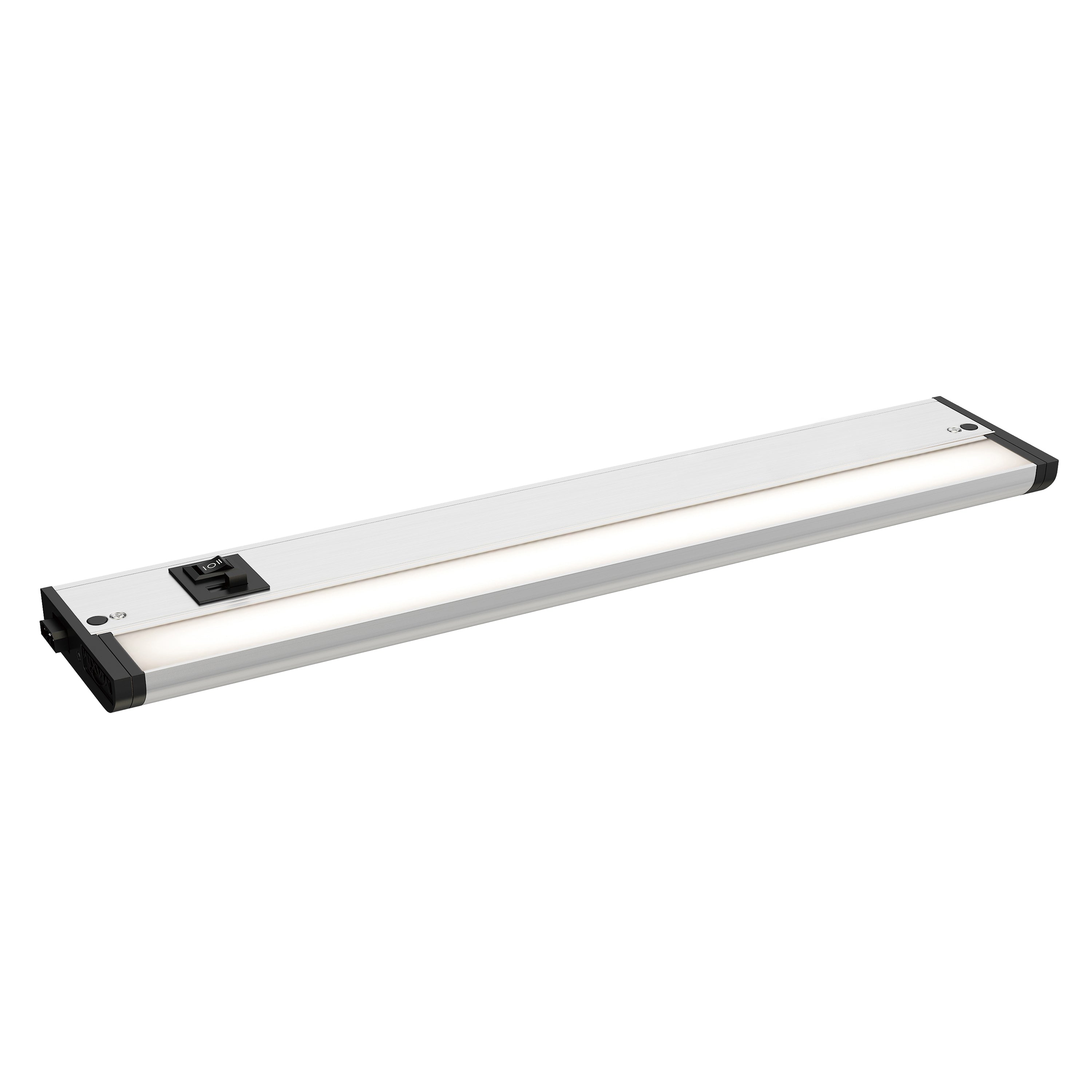 Luminaire sous-meuble à DEL Maxim Lighting CounterMax 5K 18" 2700-5000K, finition nickel satiné, référence 89864SN