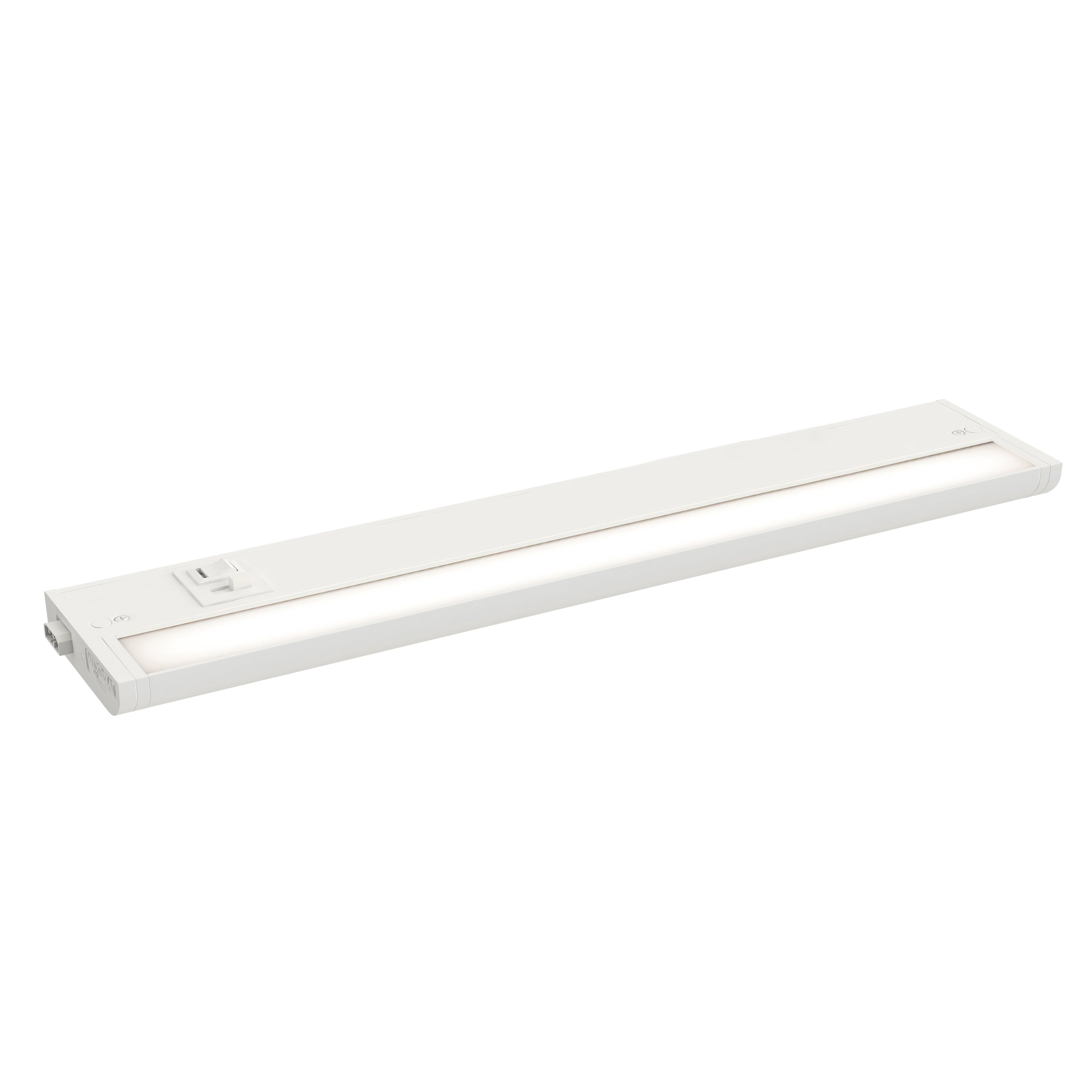 Luminaire sous-meuble LED blanc Maxim Lighting CounterMax 5K 18" (45,7 cm) 2700-5000K (réf. 89864WT), coloris blanc