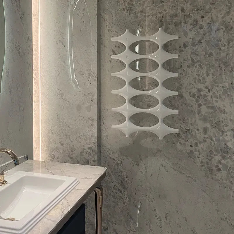 P&Bhusri K015-L-PWH-N K015 Towel Warmer in Porcelain White